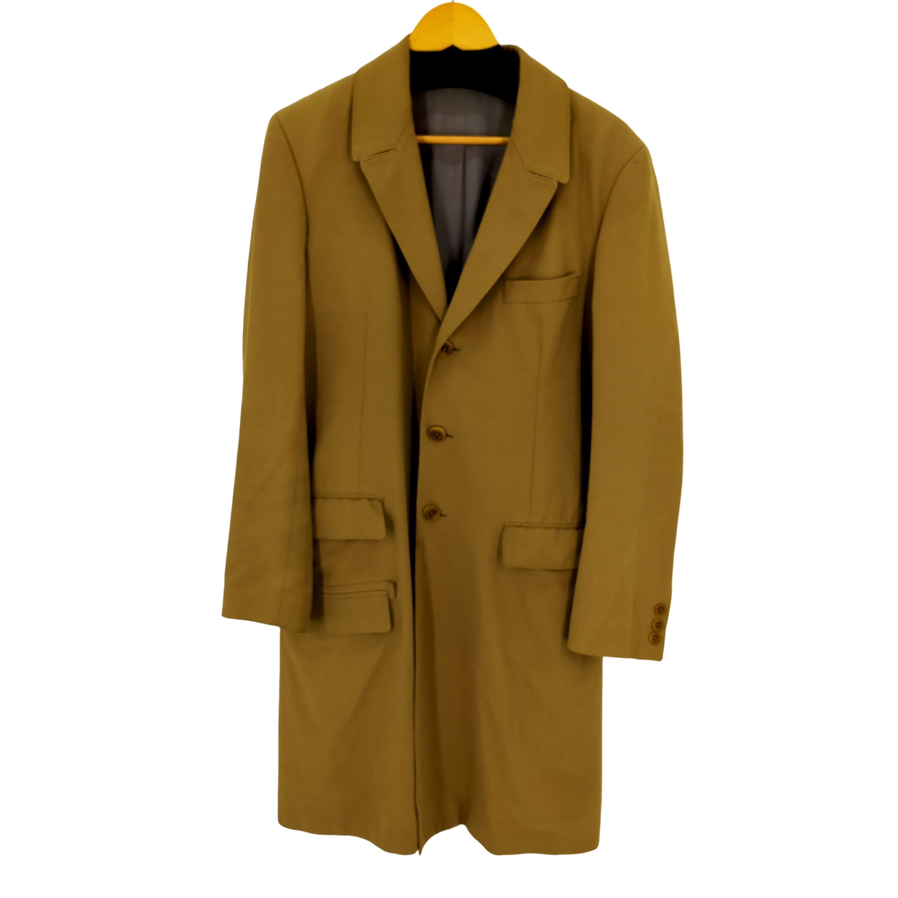 ヨウジヤマモトプールオム Yohji Yamamoto POUR HOMME 13AW Dr.COAT 強撚 ドクタージャケット ロングコー –  ブランド古着買取販売バズストア