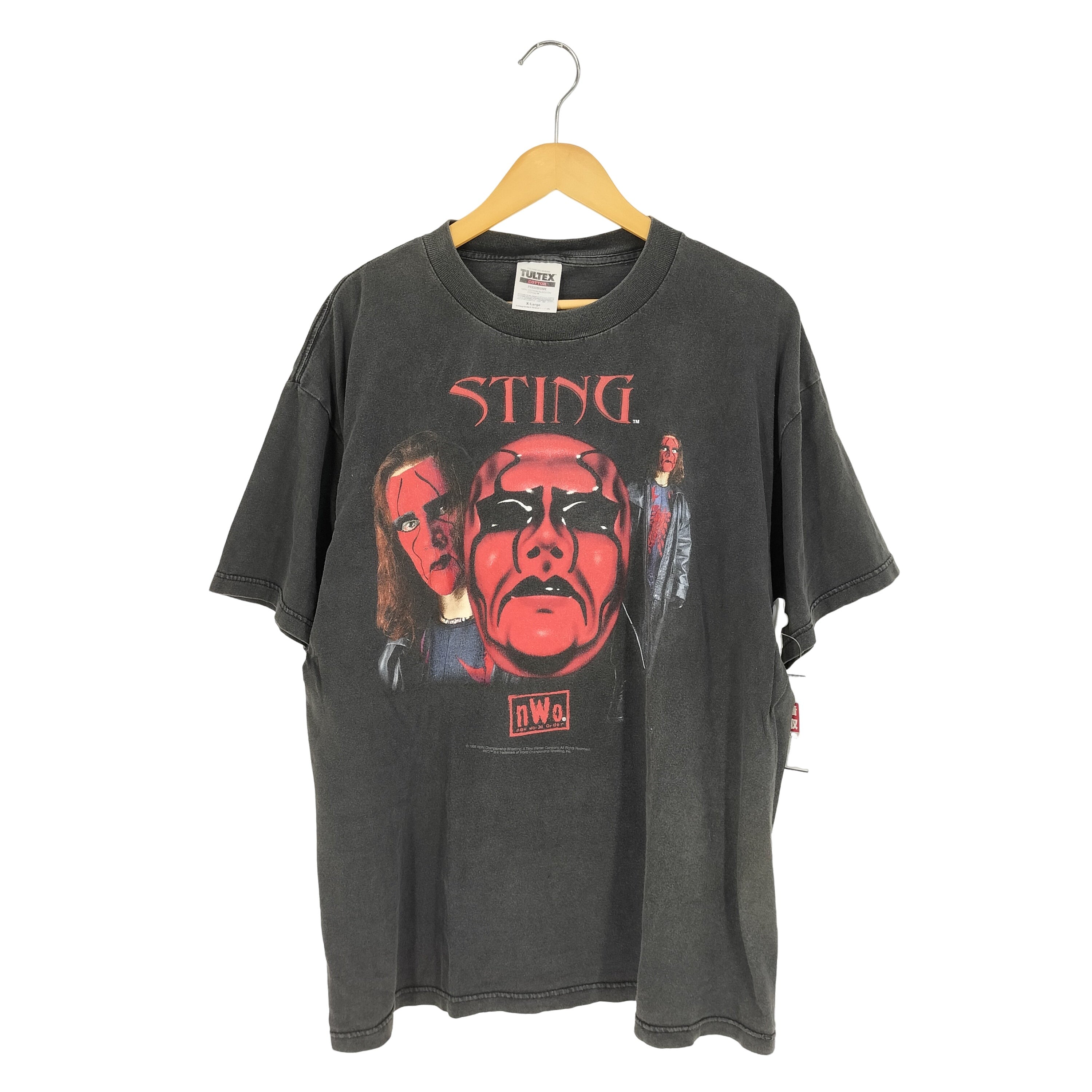 N.W.O 長袖シャツ 黒色 おとなしかっ 90s頃切り返しシャツ