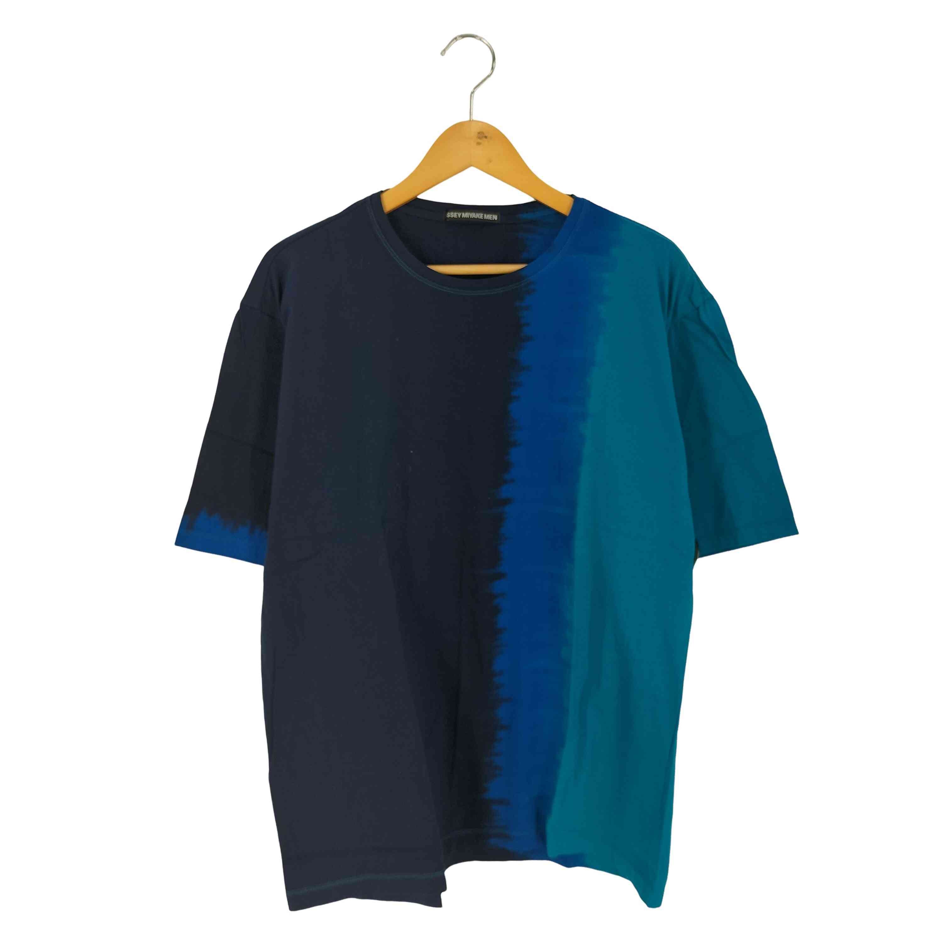 イッセイミヤケメン ISSEY MIYAKE MEN グラデーション染め クルーネックTシャツ メンズ JPN：5 – ブランド古着買取販売バズストア