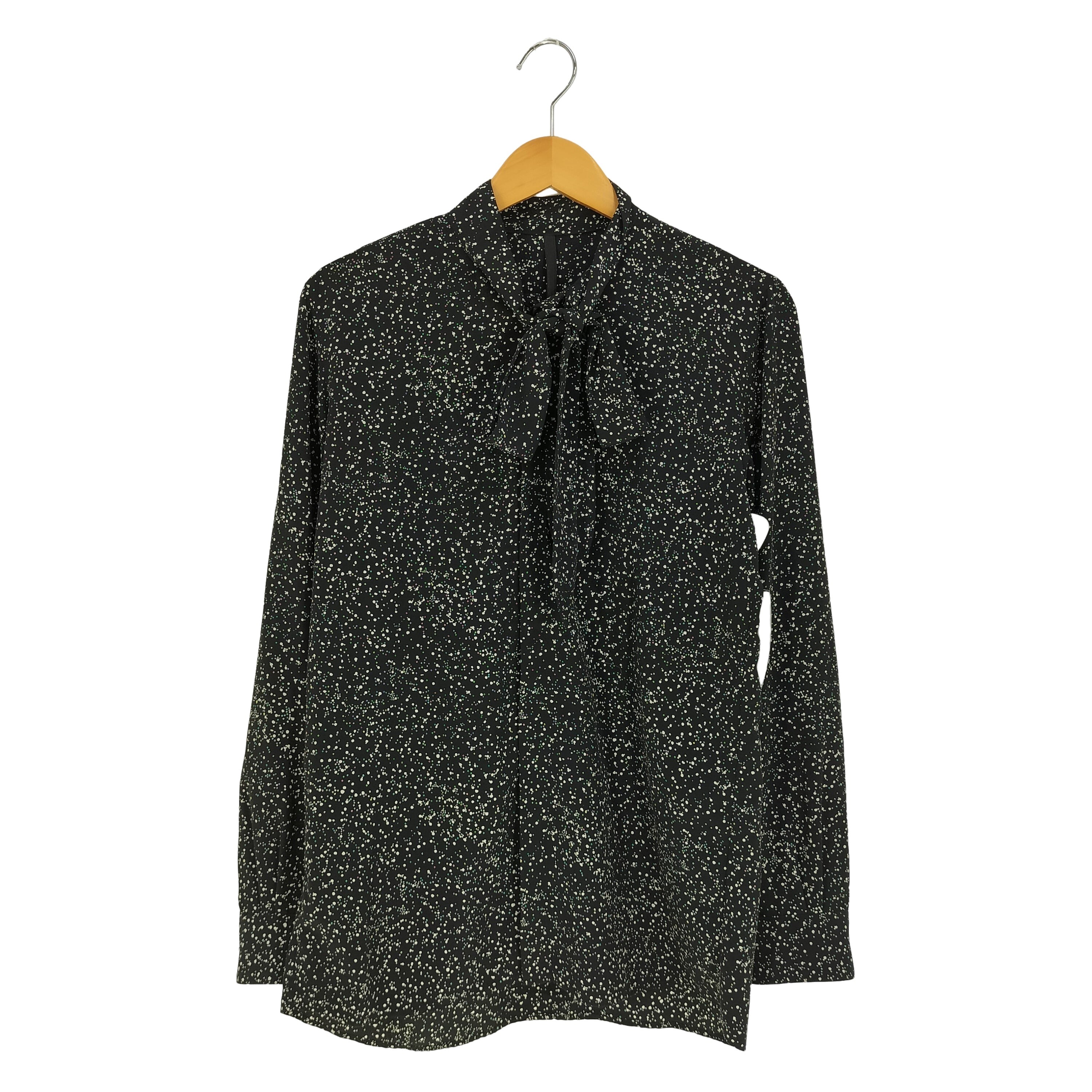 ガラアーベント GalaabenD デシン ランダム ドットプリント リボン  