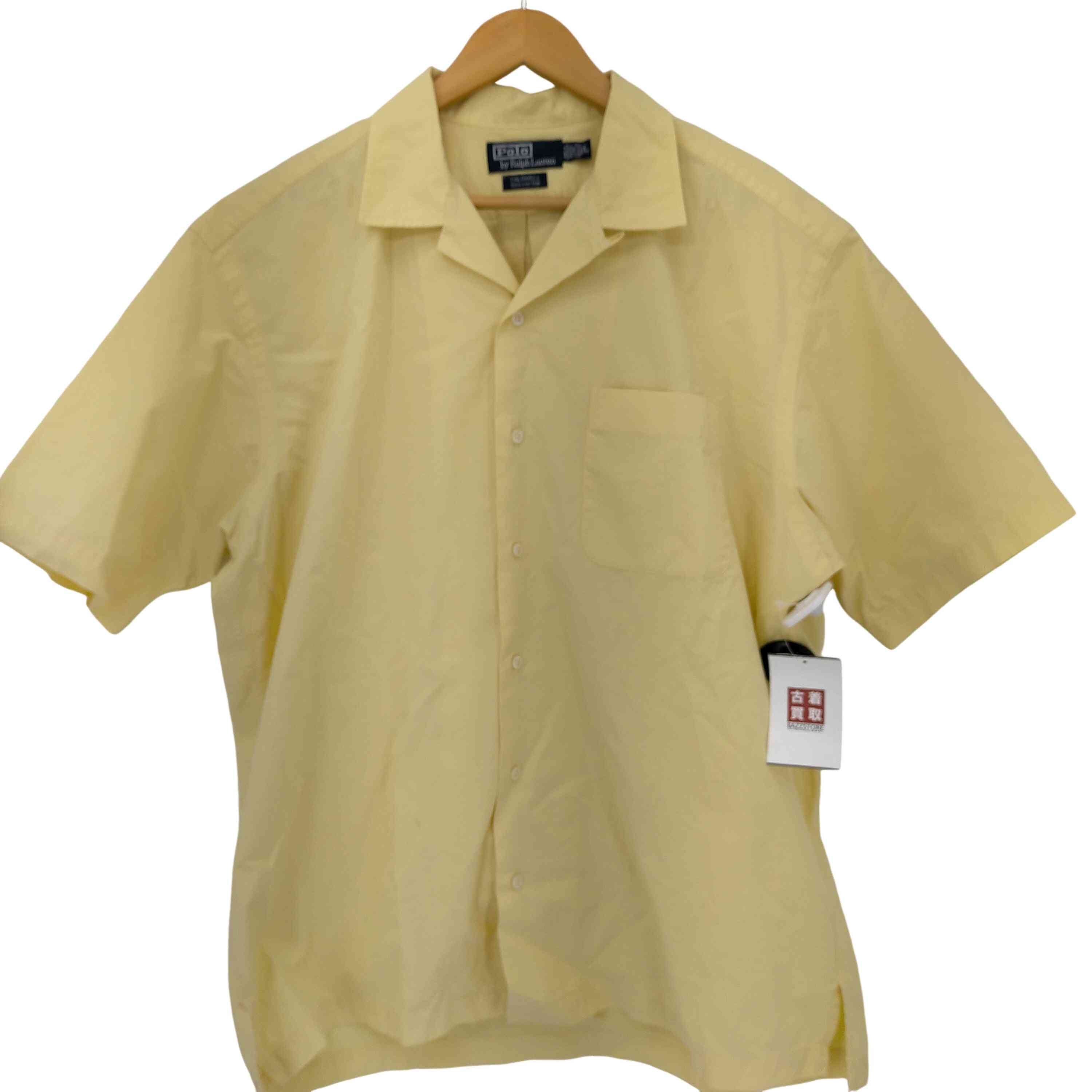 Polo by RALPH LAUREN(ポロバイラルフローレン) CALDWELL リネンコットン オープンカラーシャツ メンズ import：M 【中古】【ブランド古着バズストア】 ポロバイラルフローレン Polo by RALPH LAUREN 90S CALDWELL コットン