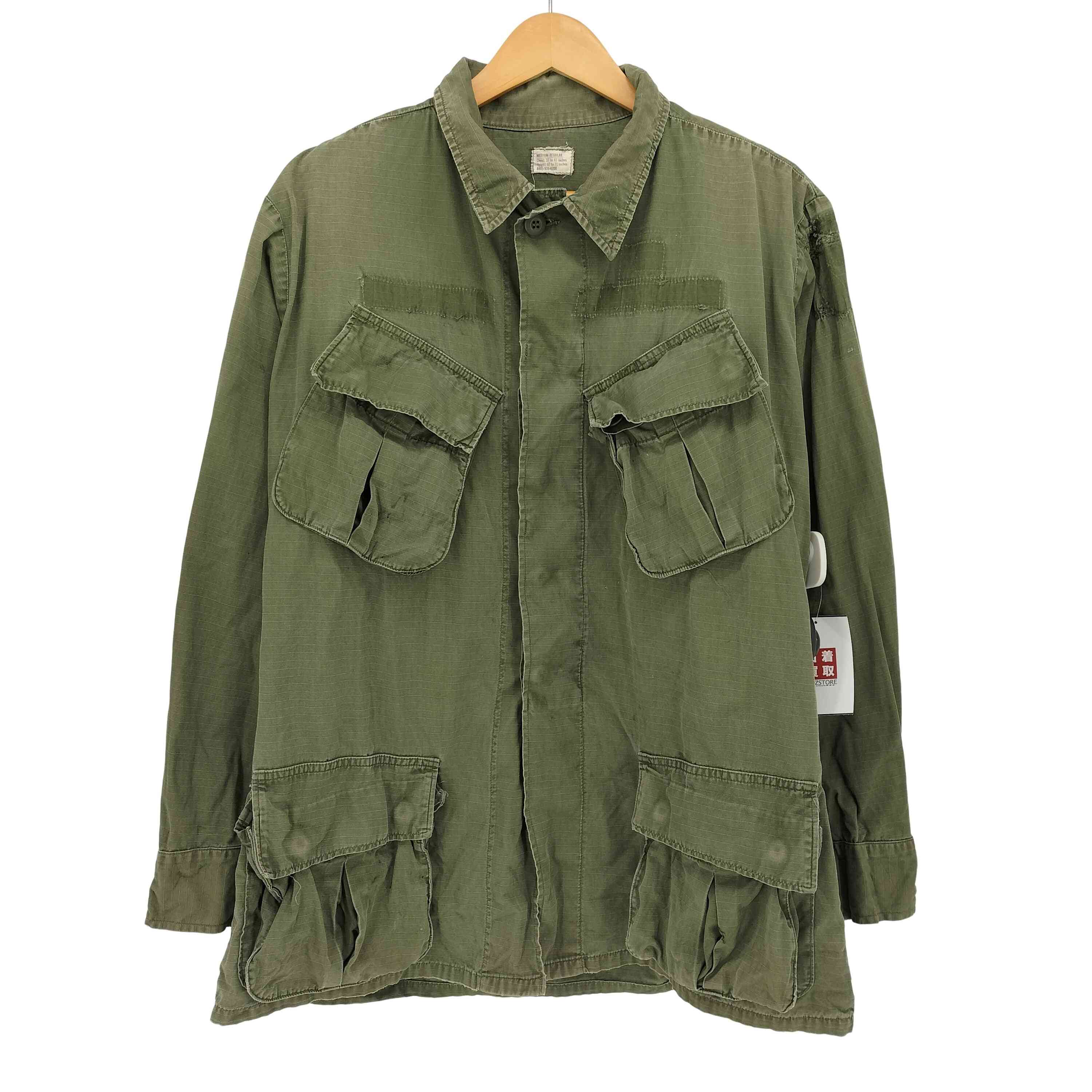 ユーエスアーミー U.S. ARMY 69年製 Jungle Fatigue Jacket 5th ジャングル ファティーグ ジャケット 5 –  ブランド古着買取販売バズストア