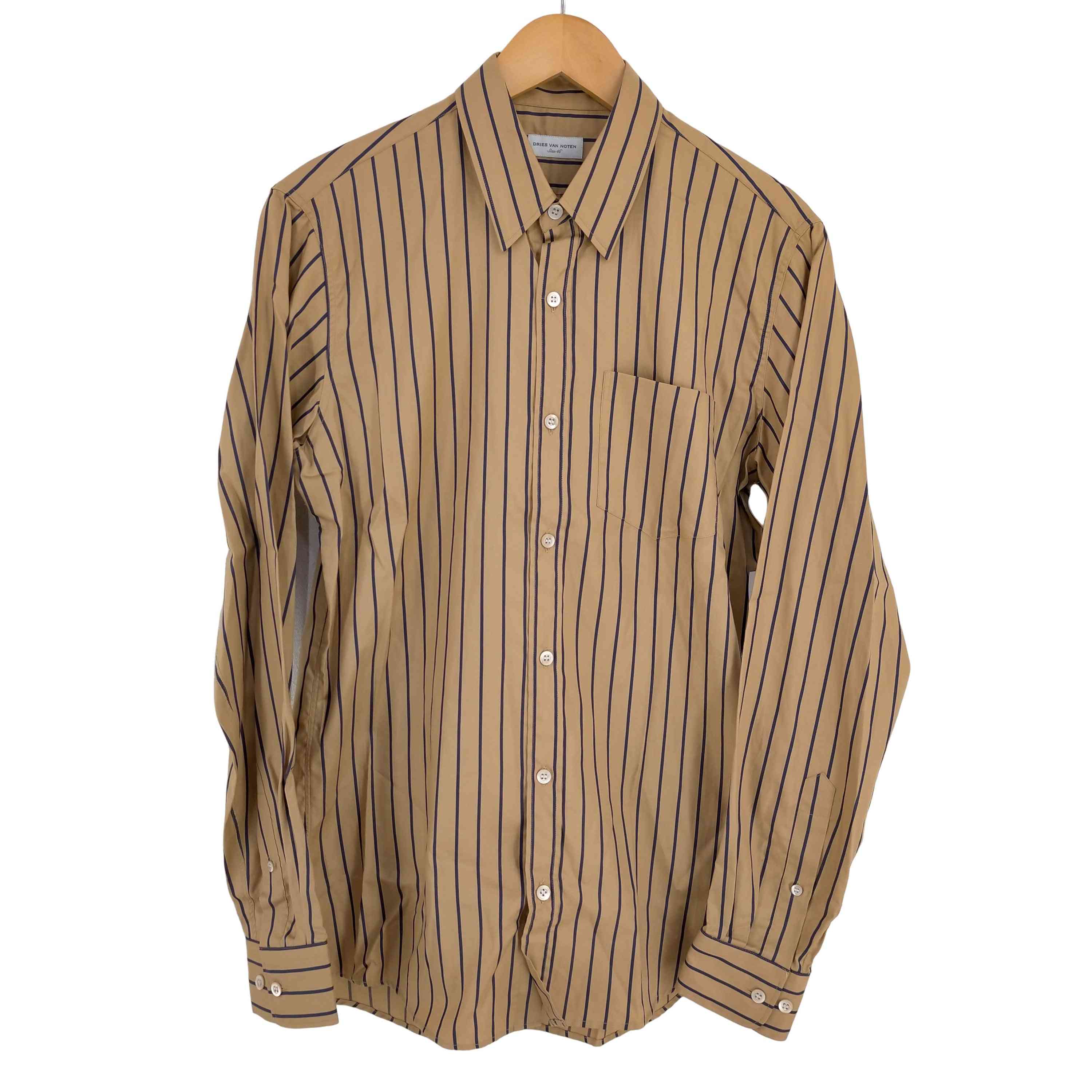 DRIES VAN NOTEN - dries van noten ギャザーシャツ 美品】 DRIES VAN NOTEN / ドリスヴァンノッテン | ダブル