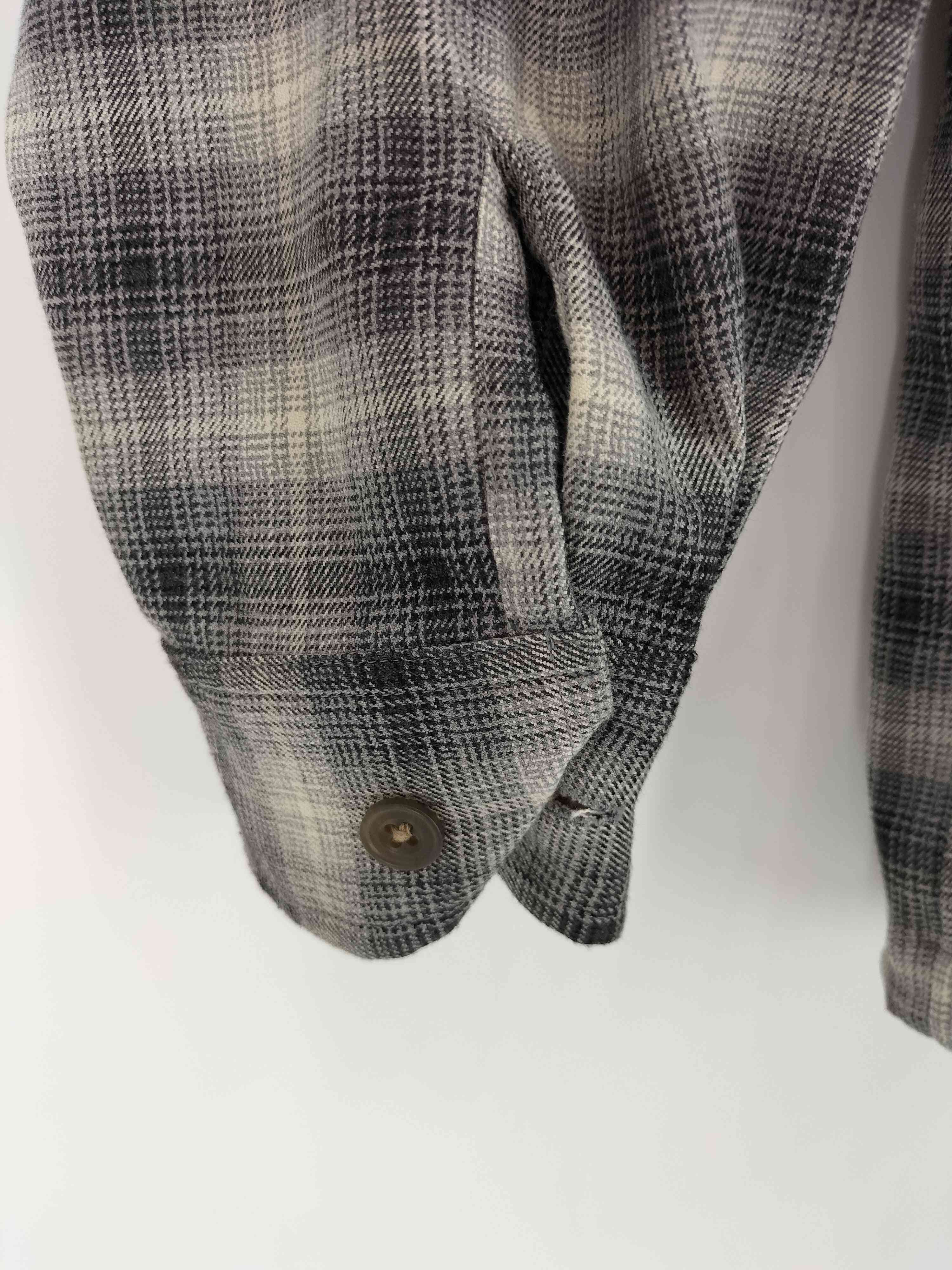 プア PWA PLAID BALOON SHIRT オンブレチェック ハーフジップ メンズ