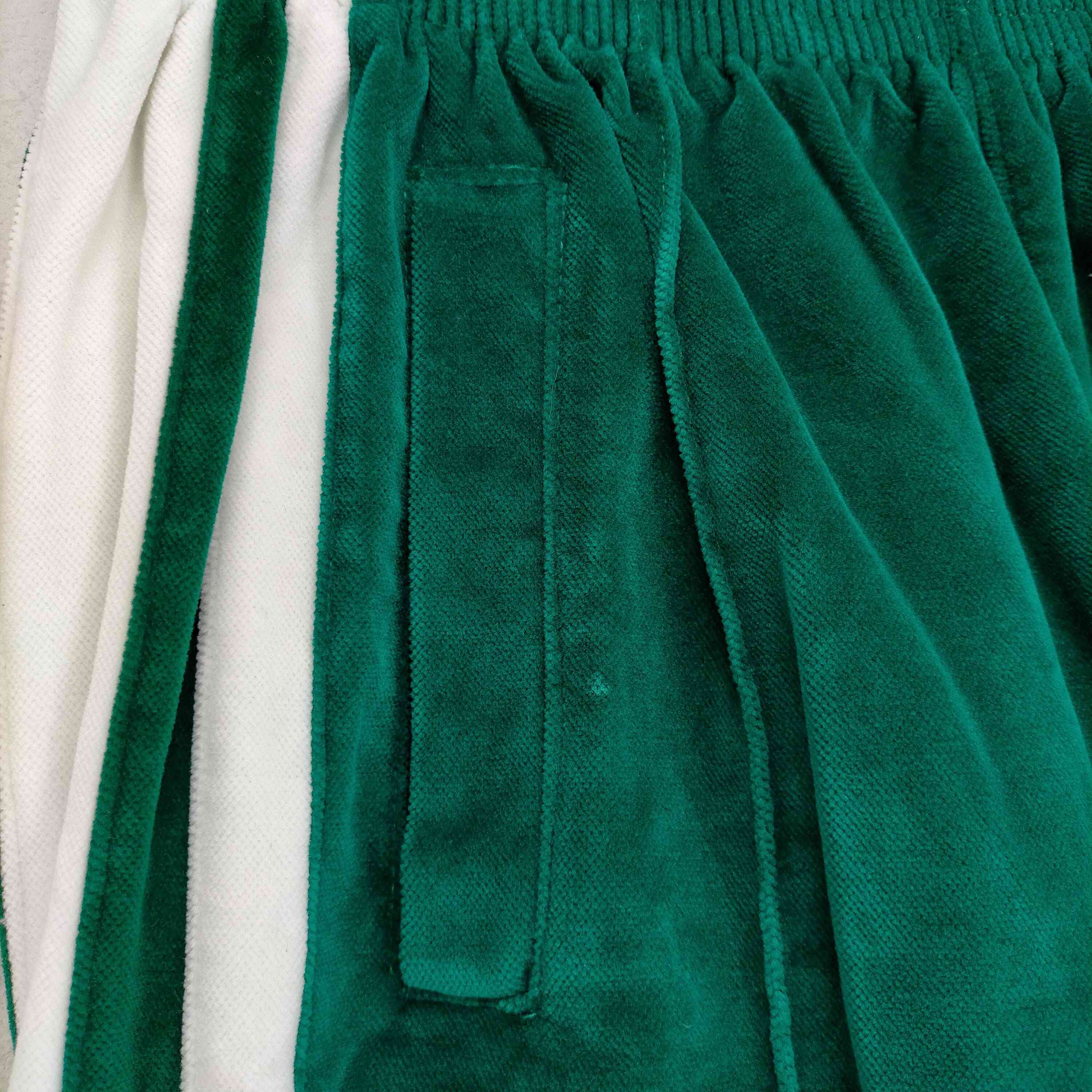 PARADOXE PARIS ベロア サイドライン トラックパンツ センターシーム