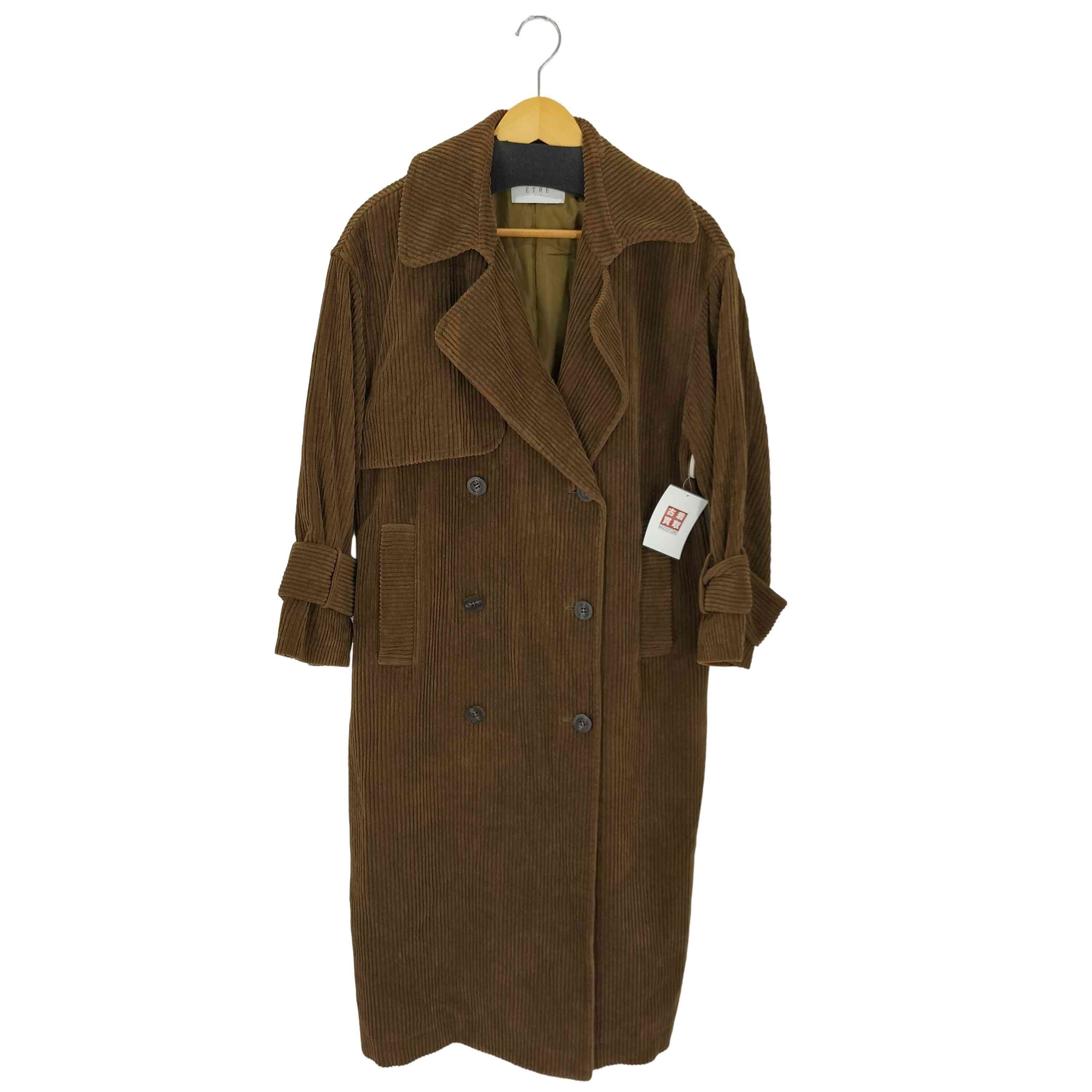 ETRE TOKYO エトレトウキョウ コーデュロイルーズトレンチコート フリー ETRE TOKYO エトレトウキョウ コーデュロイルーズトレンチコート