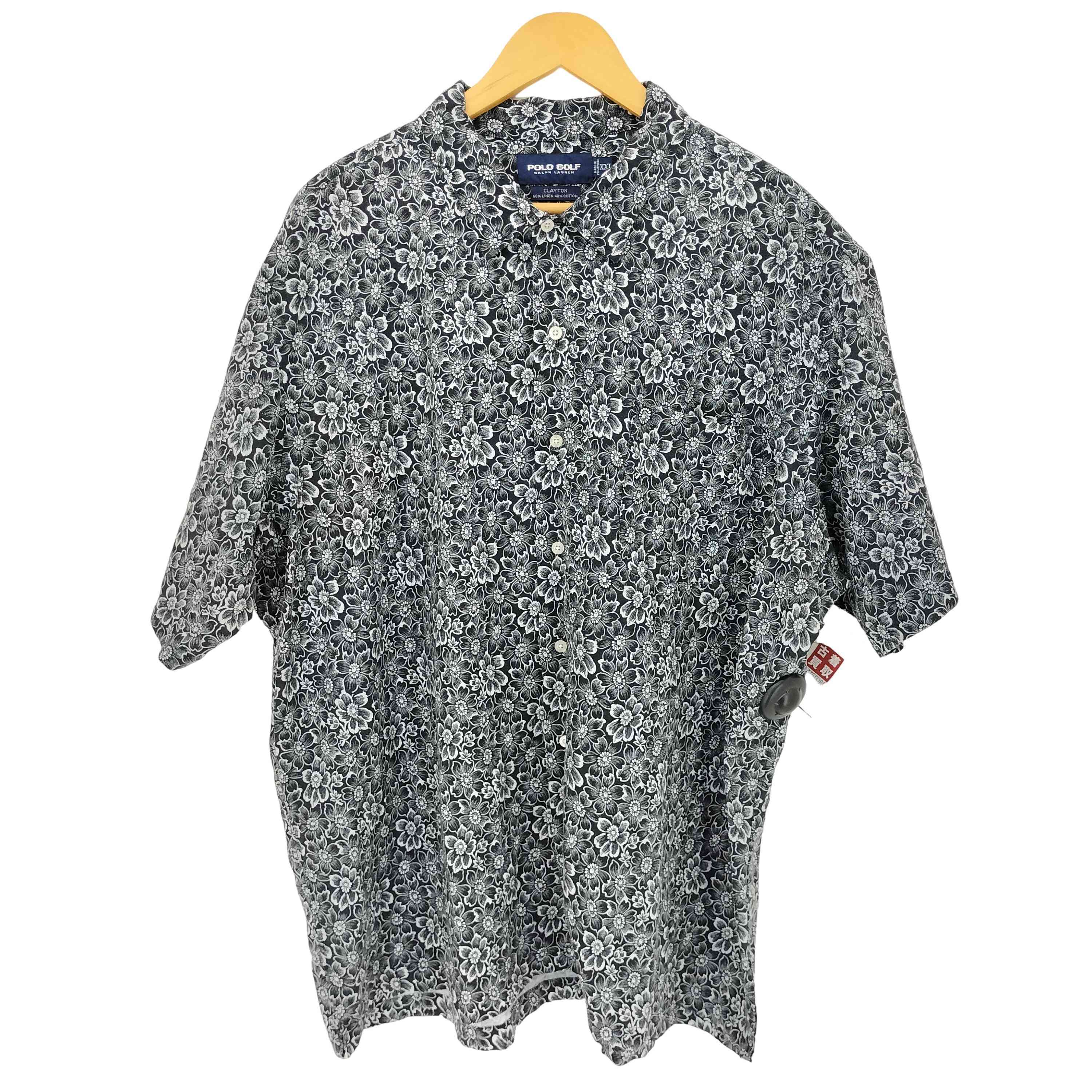 ポロ 苦かっ ラルフローレン 半袖 シャツ 花柄 XL CLAYTON POLO