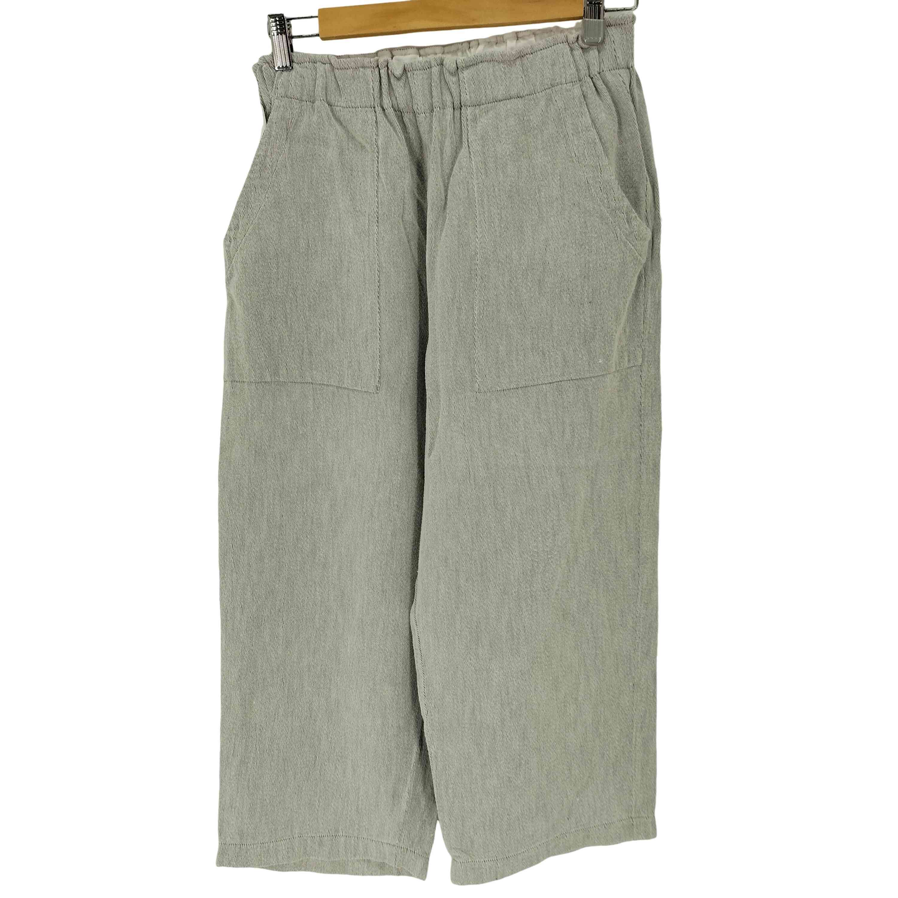 格安saleスタ プランテーション Plantation リネン混ワイドクロップド パンツ