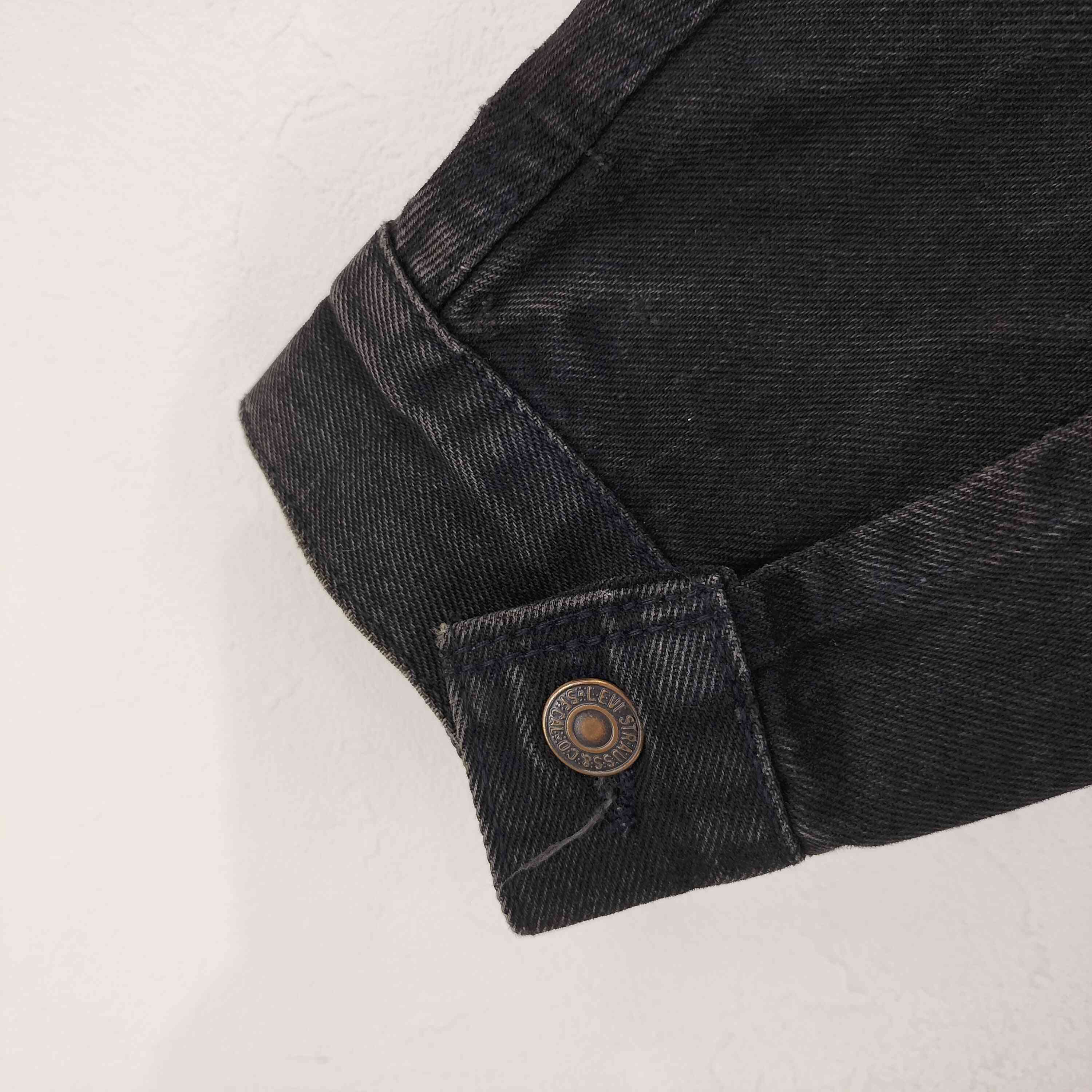リーバイス Levis USA製 ボタン裏527刻印 70507 4159 後染め ブラック 