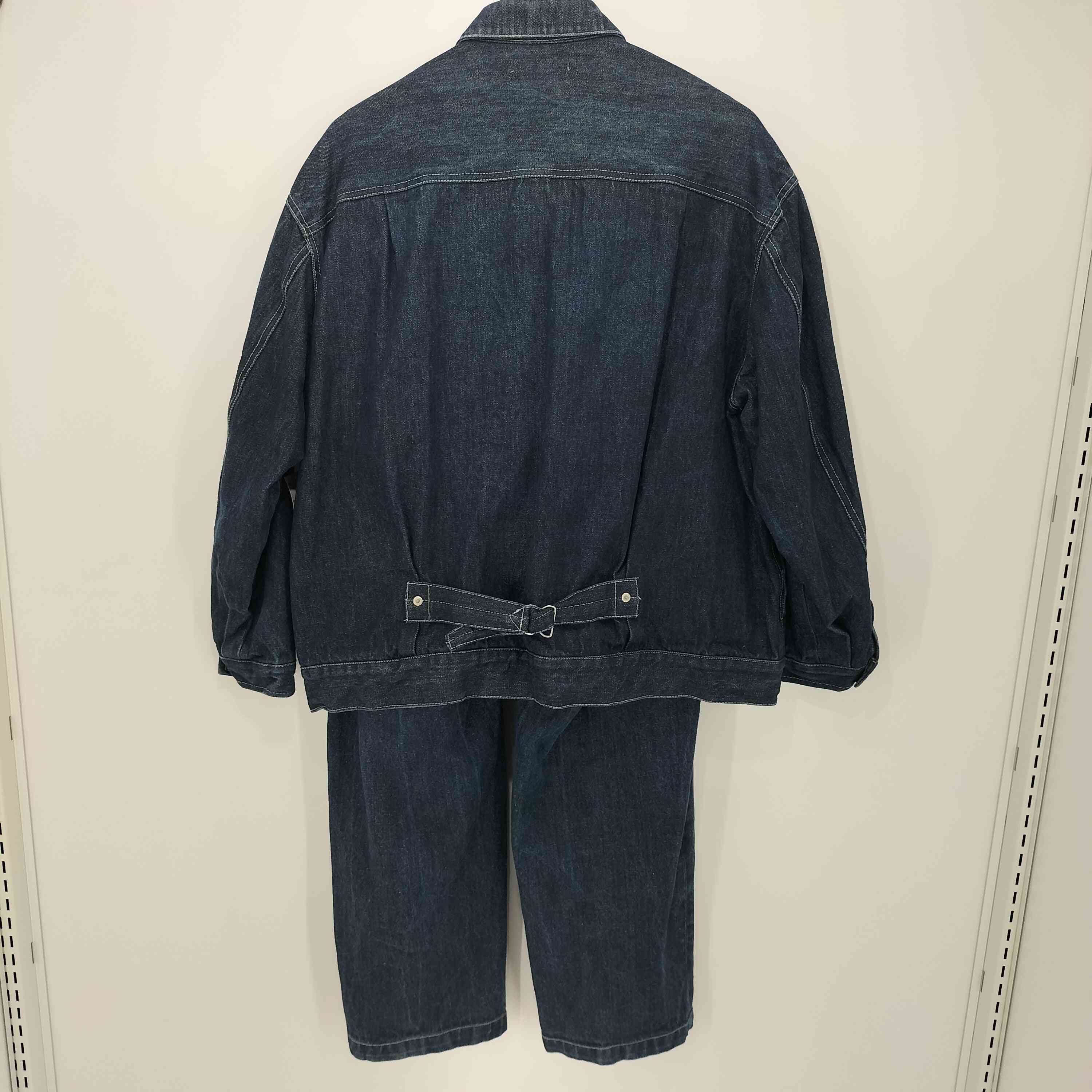 ウィム バイ リドム WYM LIDNM HEAVY OZ WIDE DENIM SET-UP
