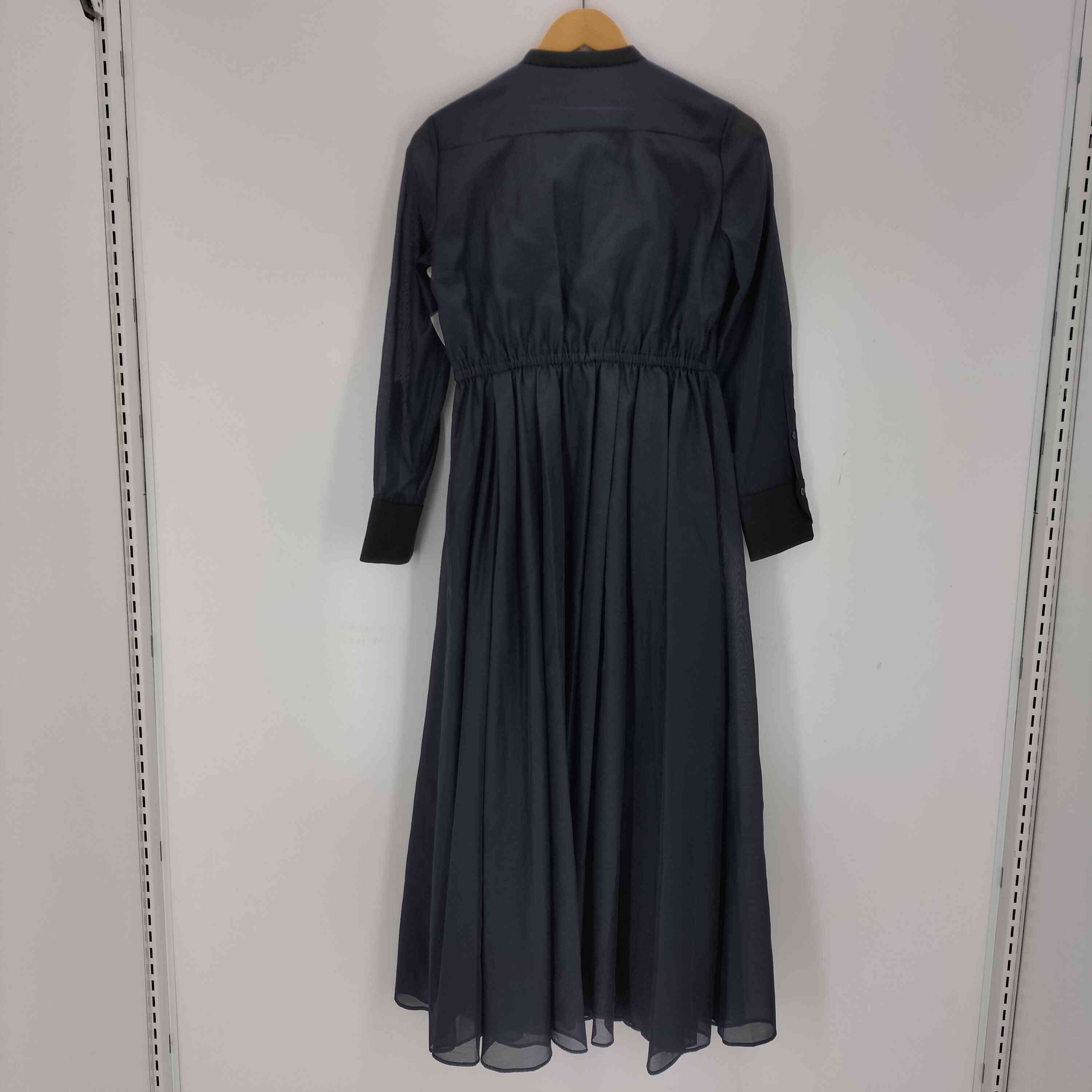 アニュアンス anuans シアードッキングピンタックブザムワンピース