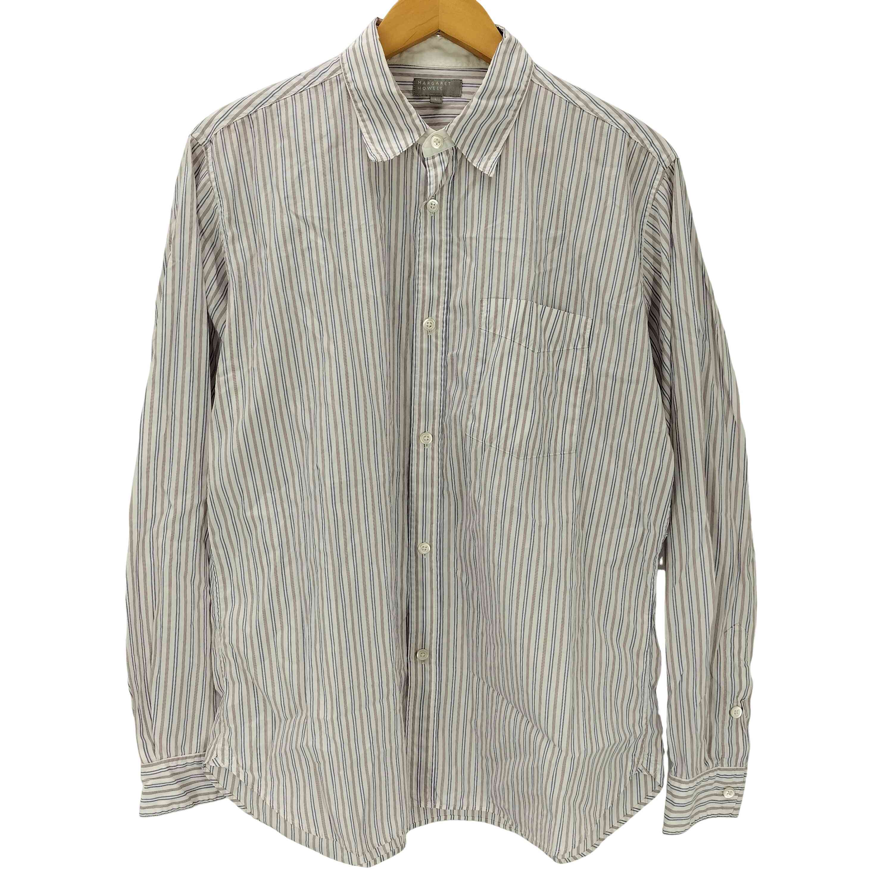 マーガレットハウエル MARGARET HOWELL 21AW FINE COTTON CHAMBRAY レディース JPN：2 –  ブランド古着買取販売バズストア