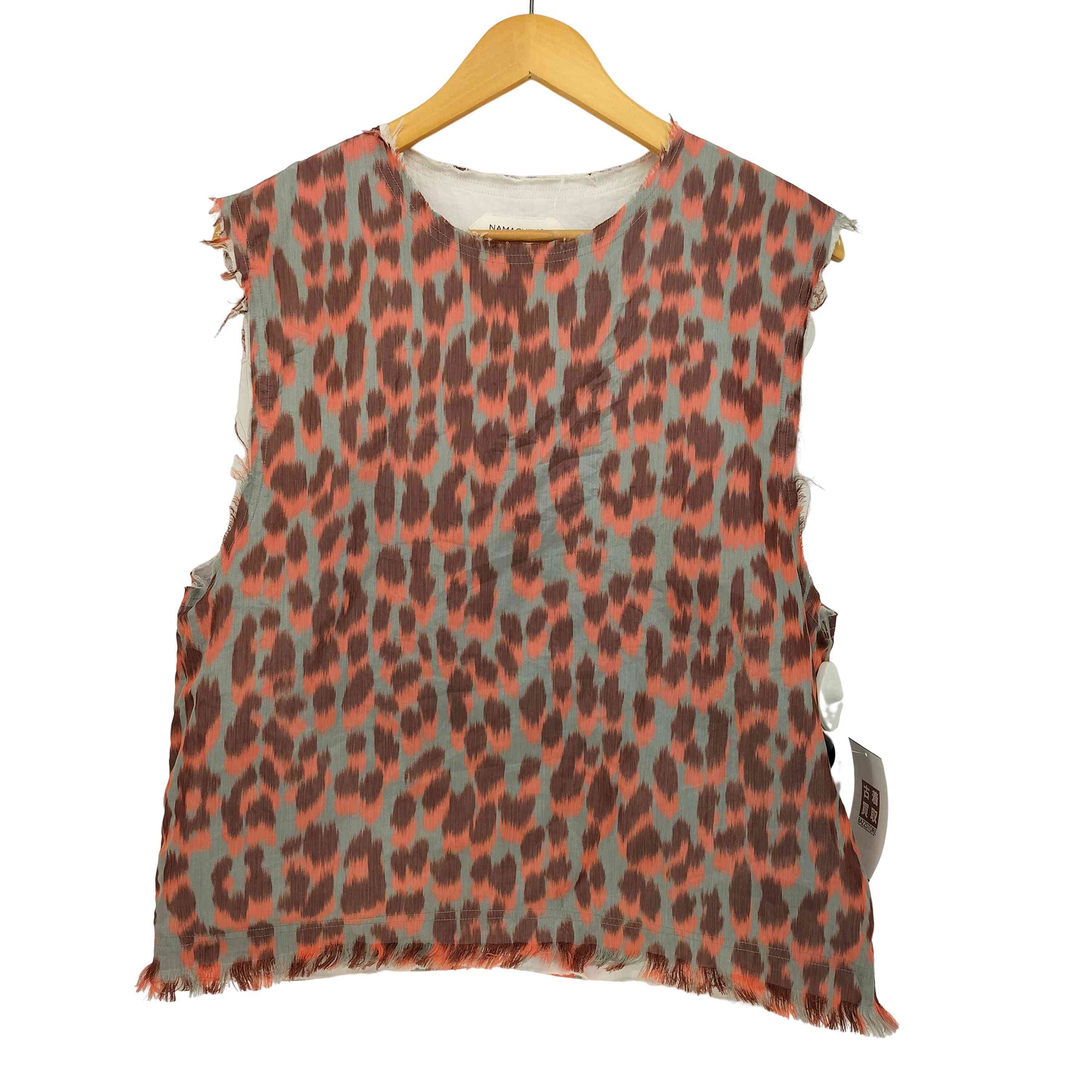 ナマチェコ NAMACHEKO 21SS WARP PRINT PANTHER VEST PANTHERE メンズ import：L