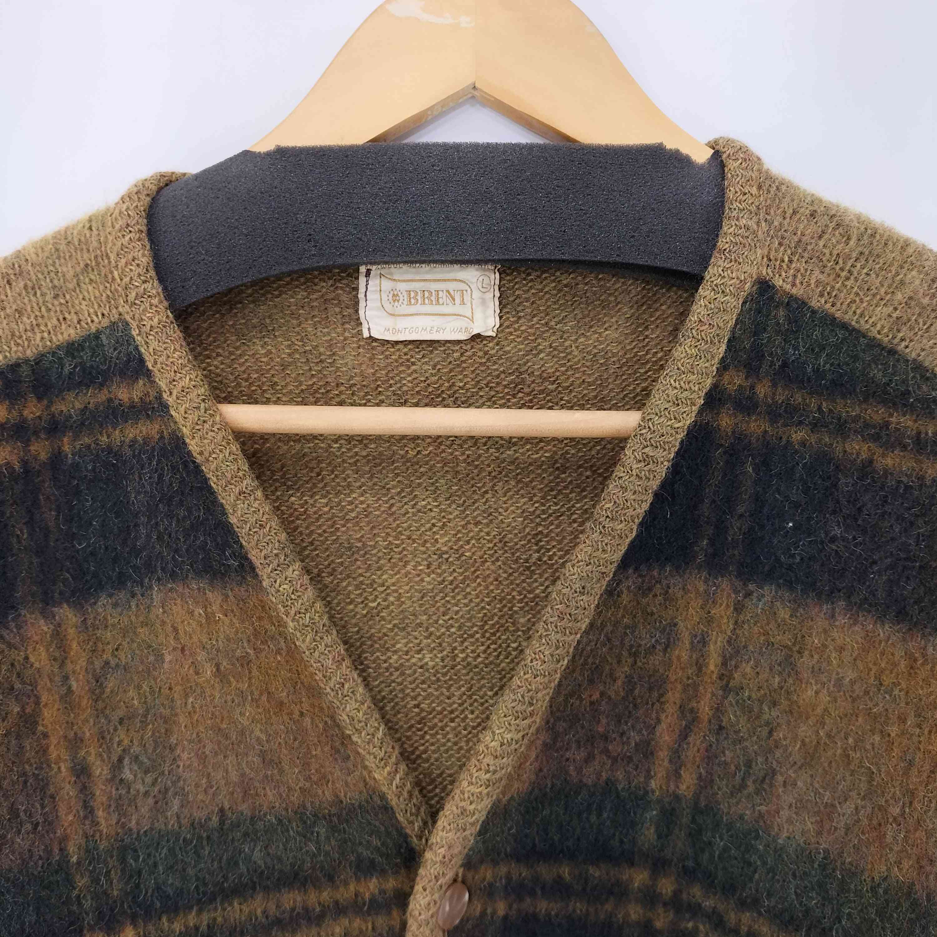 60s BRENT MONTGOMERY WARD モヘアカーディガン montgomery ward 60s カーディガン 60s BRENT 