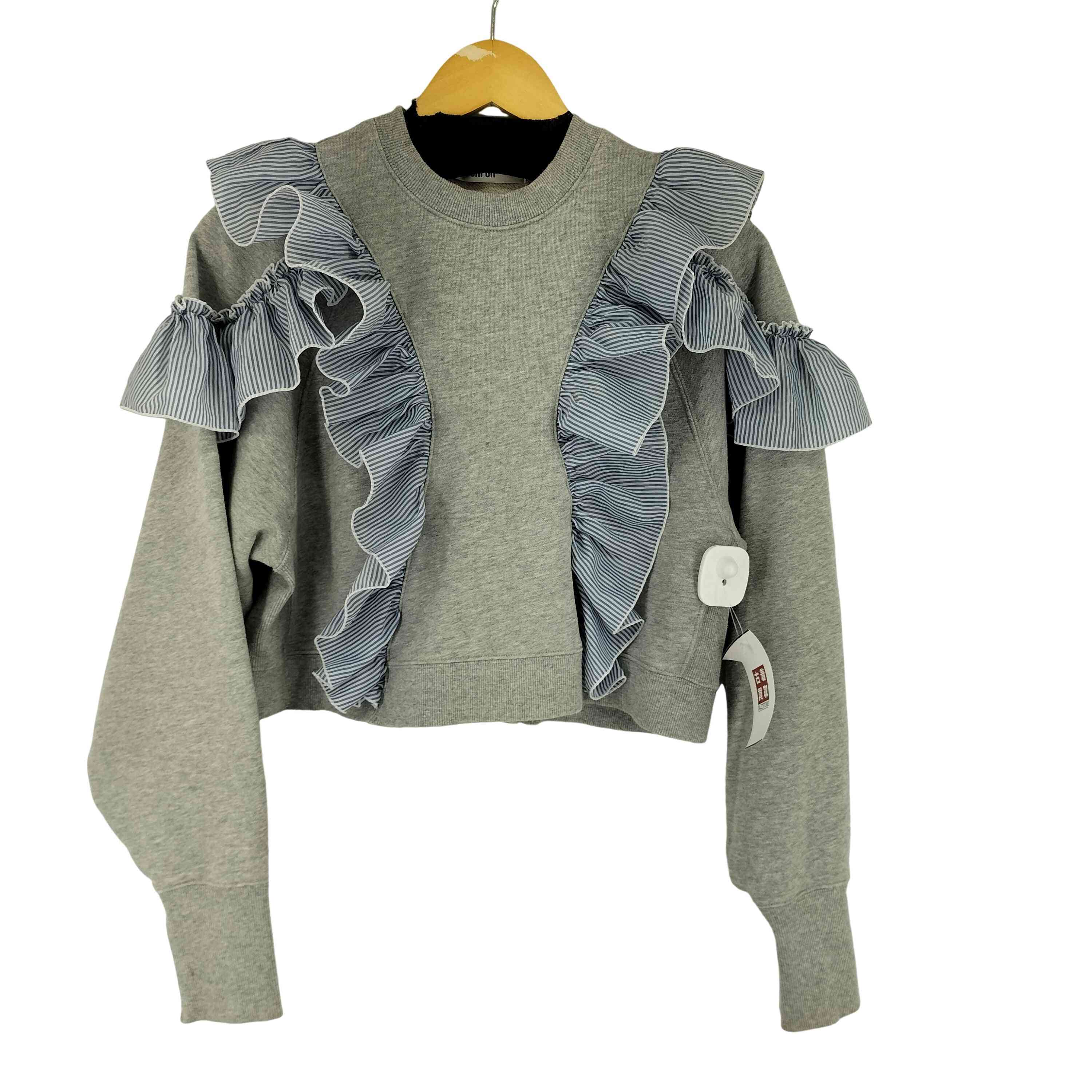 ファーファー furfur フリル付きスウェット レディース FREE