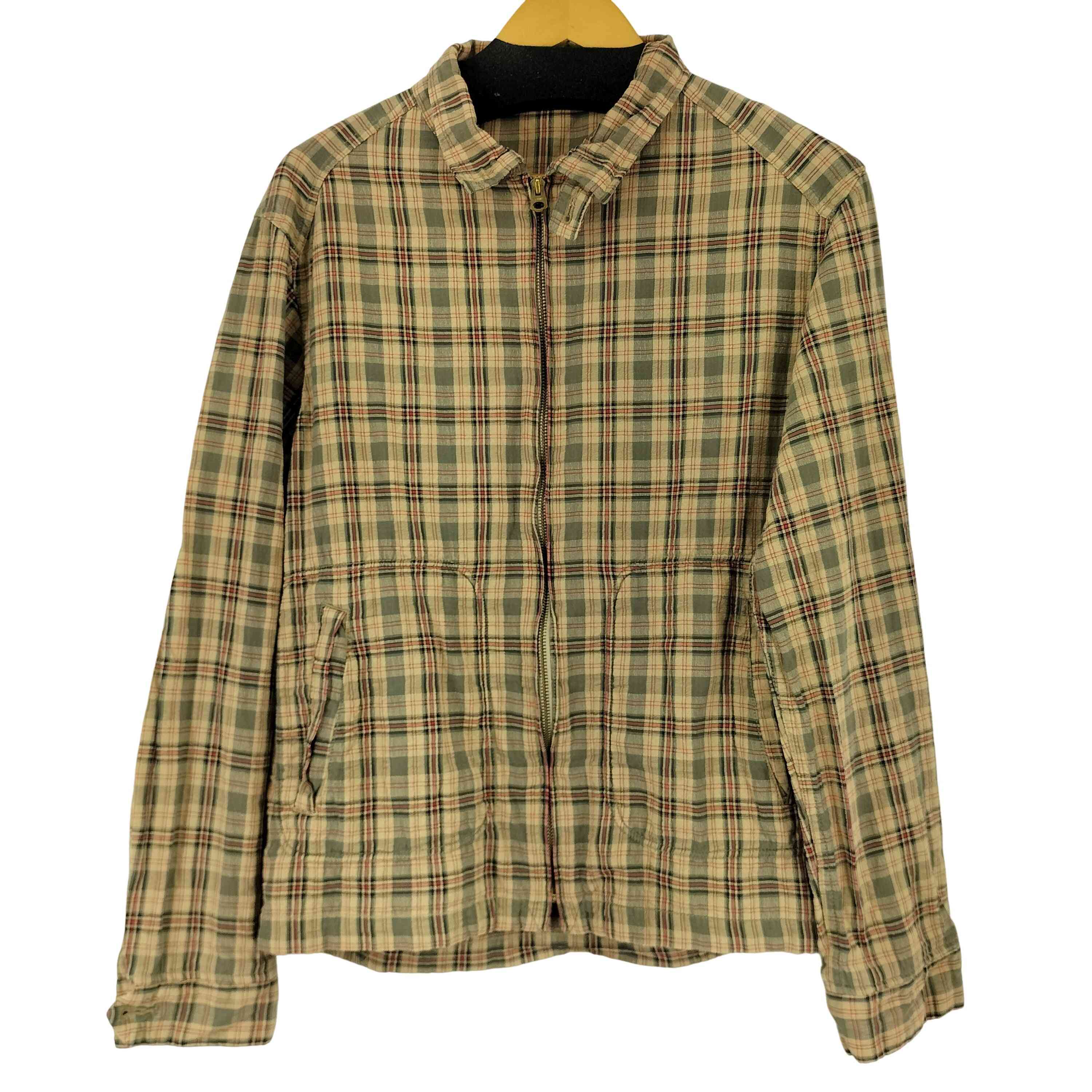 サイ SCYE コットンリネン混 チェックブルゾン メンズ 42 – ブランド  