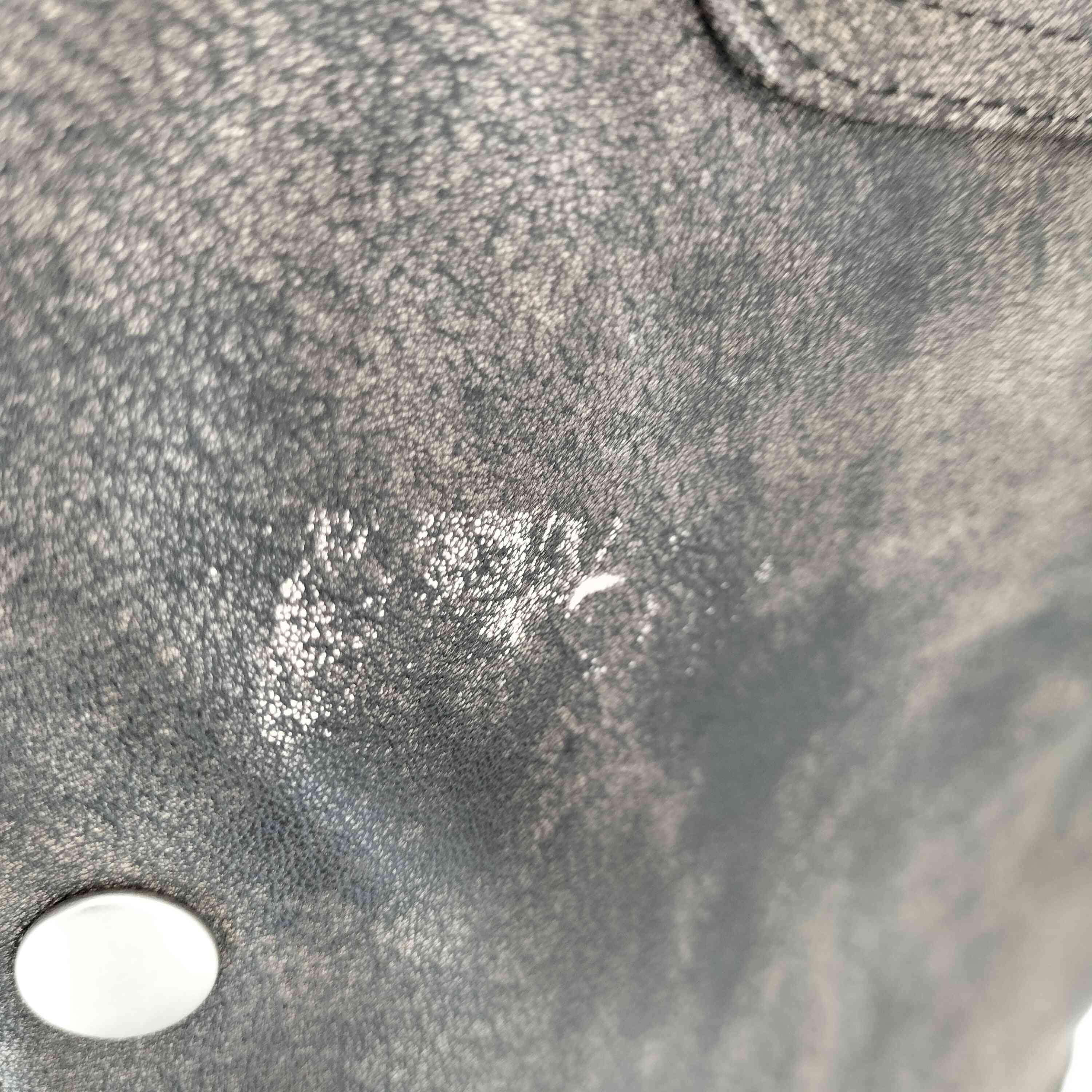 ステューシー Stussy 24SS Overshirt Leather 'Washed Black