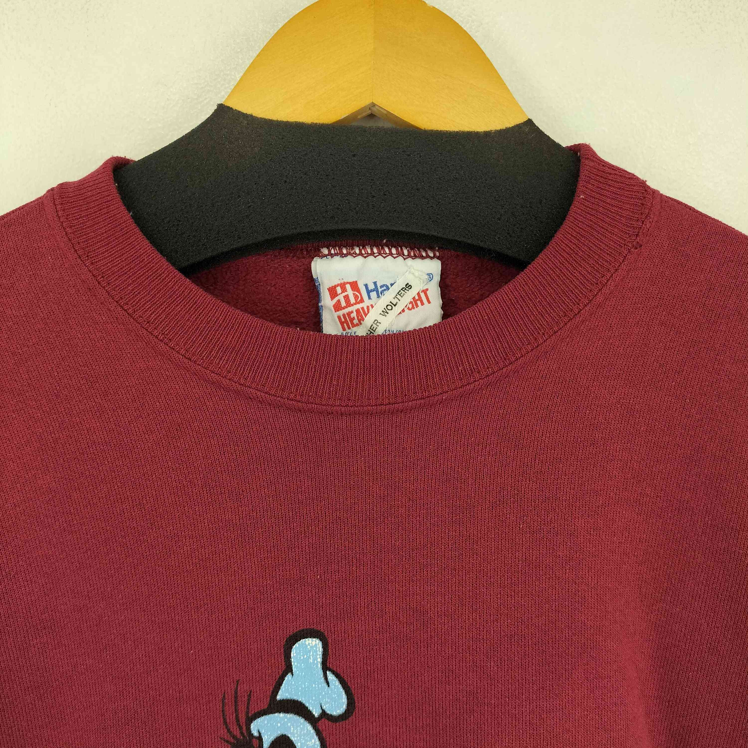 ヘインズ Hanes 90-00S キャラクタープリント スウェット メンズ