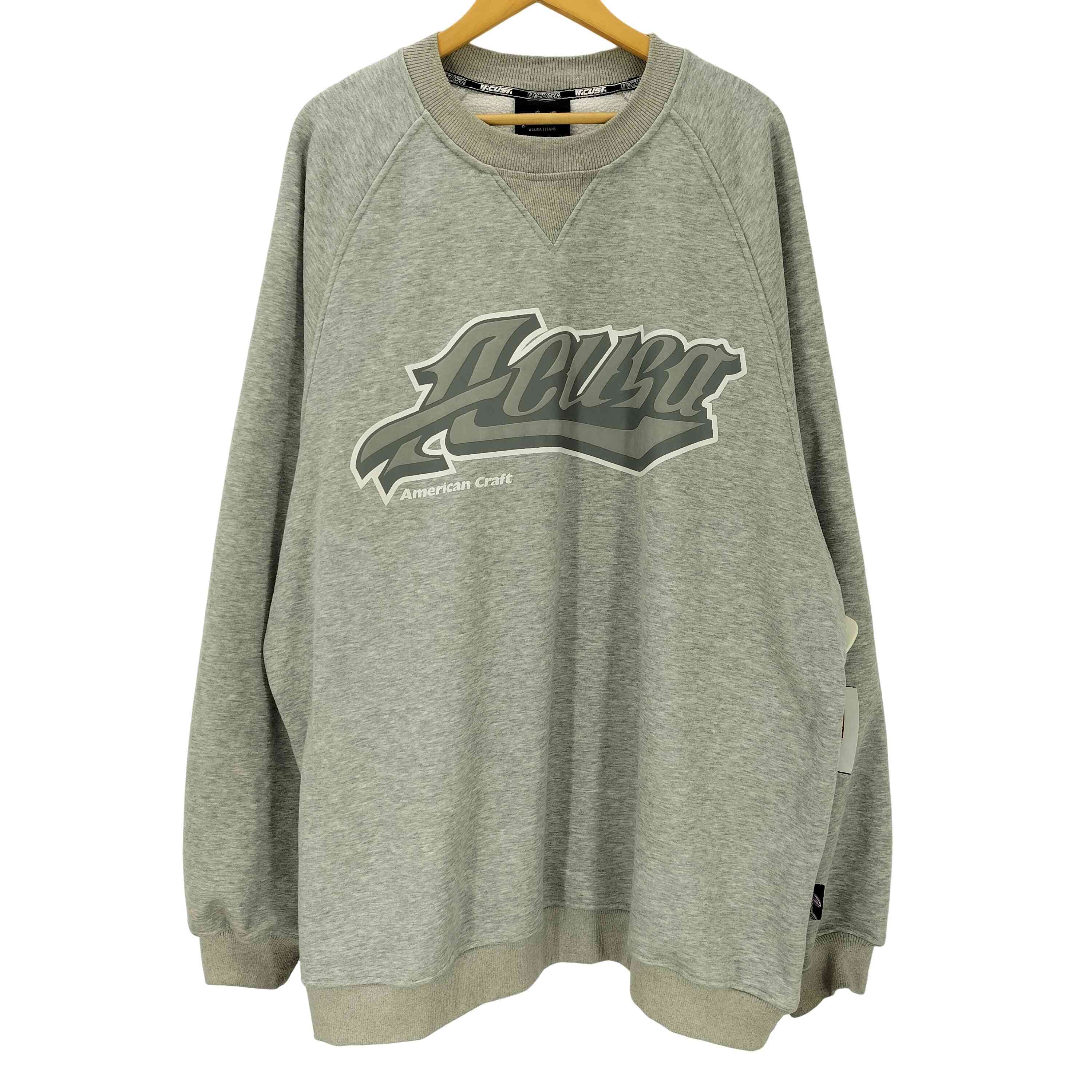 ACUSA クルーネックスウェット ビッグシルエット メンズ 4XL 