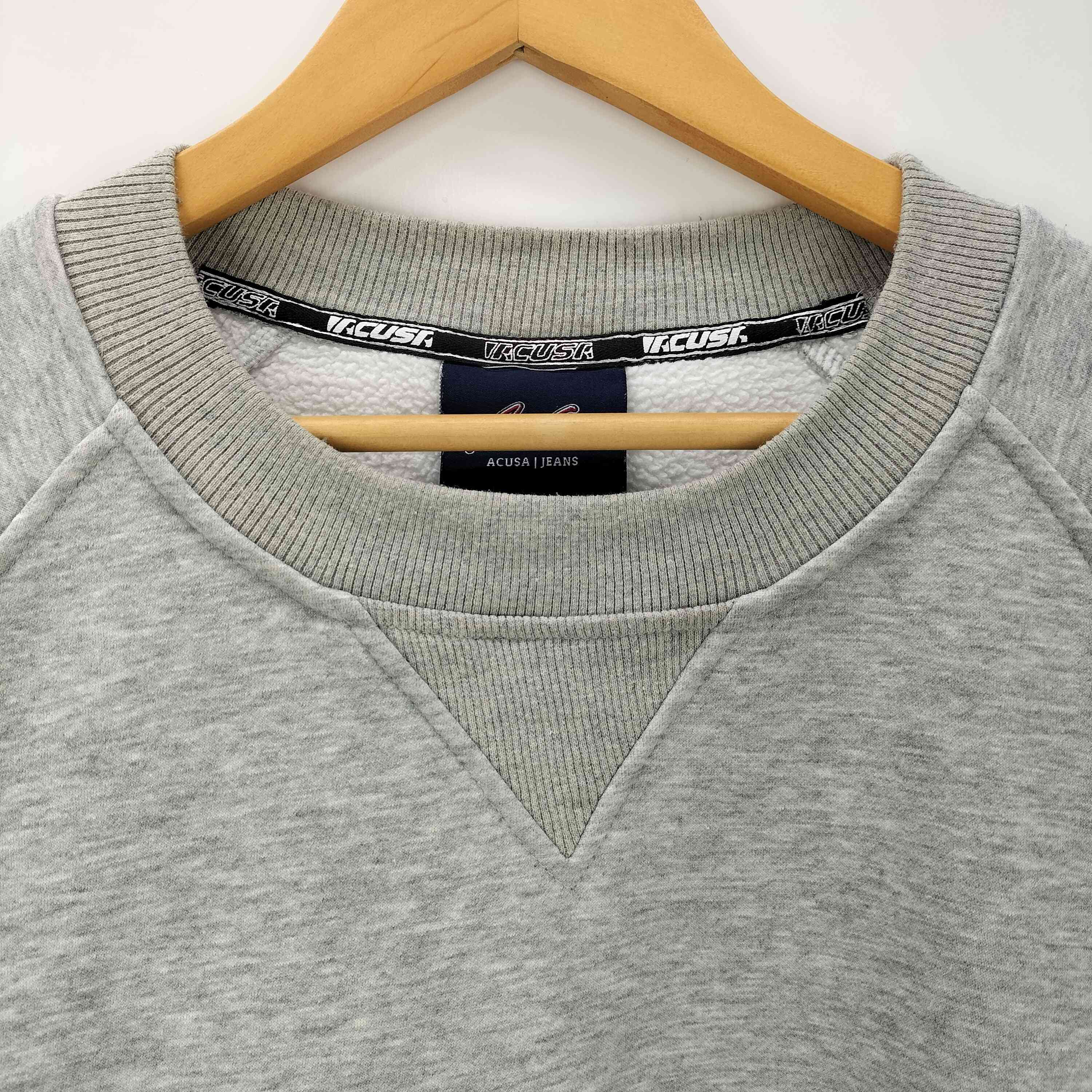 ACUSA クルーネックスウェット ビッグシルエット メンズ 4XL 