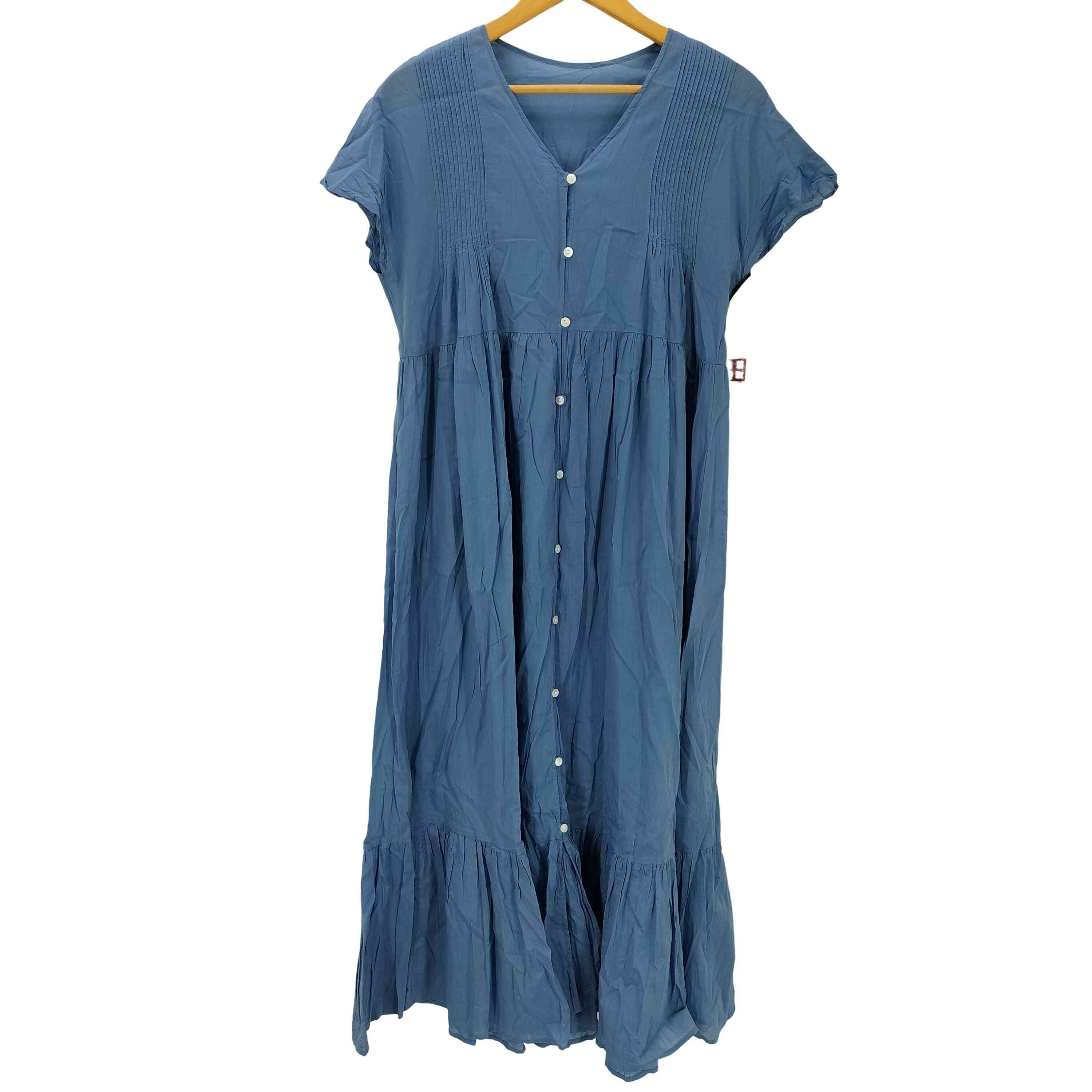 IENA コットンボイルピンタックシャツワンピース WEB限定追加