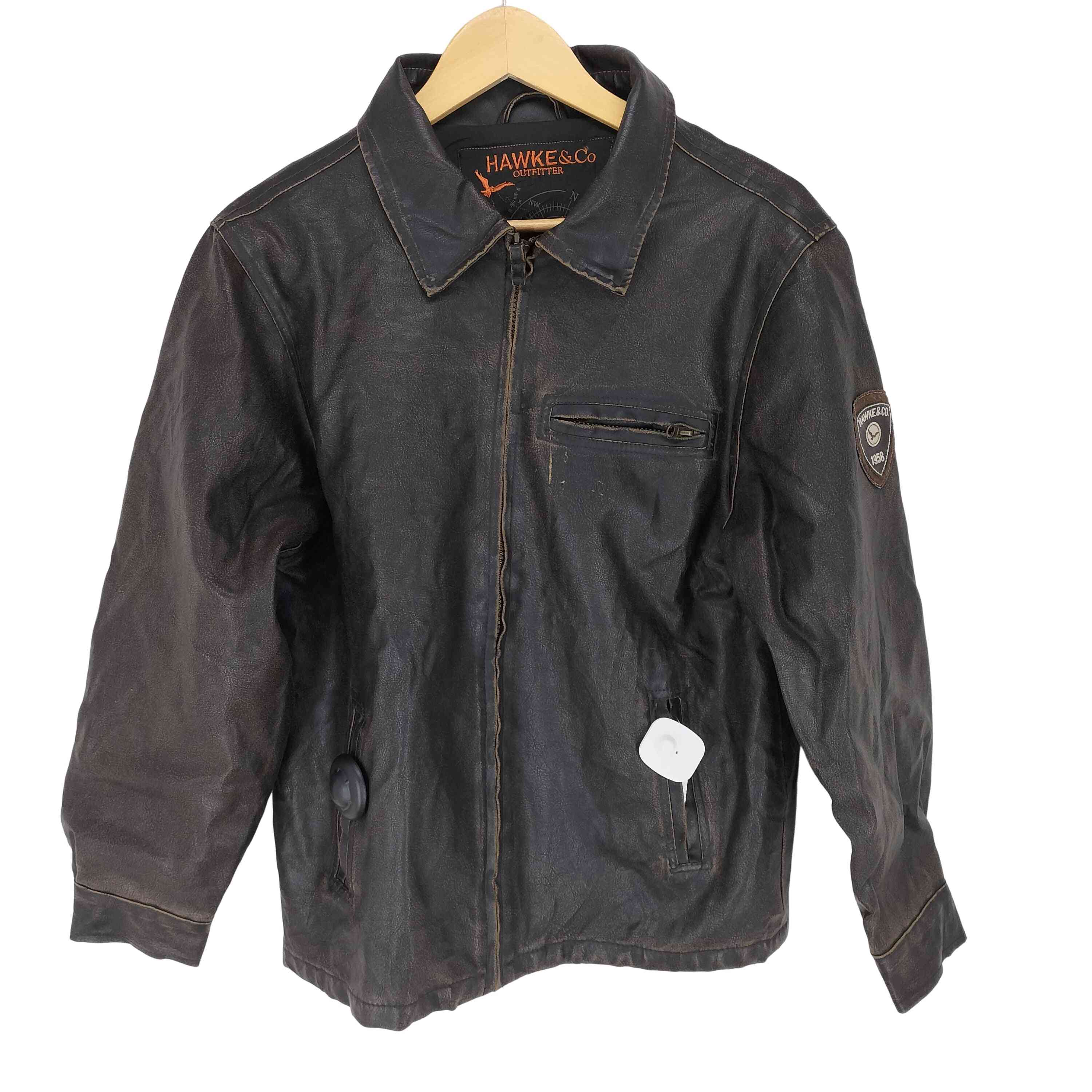 HAWKE＆CO レザージップジャケット メンズ 18/20 – ブランド古着買取 