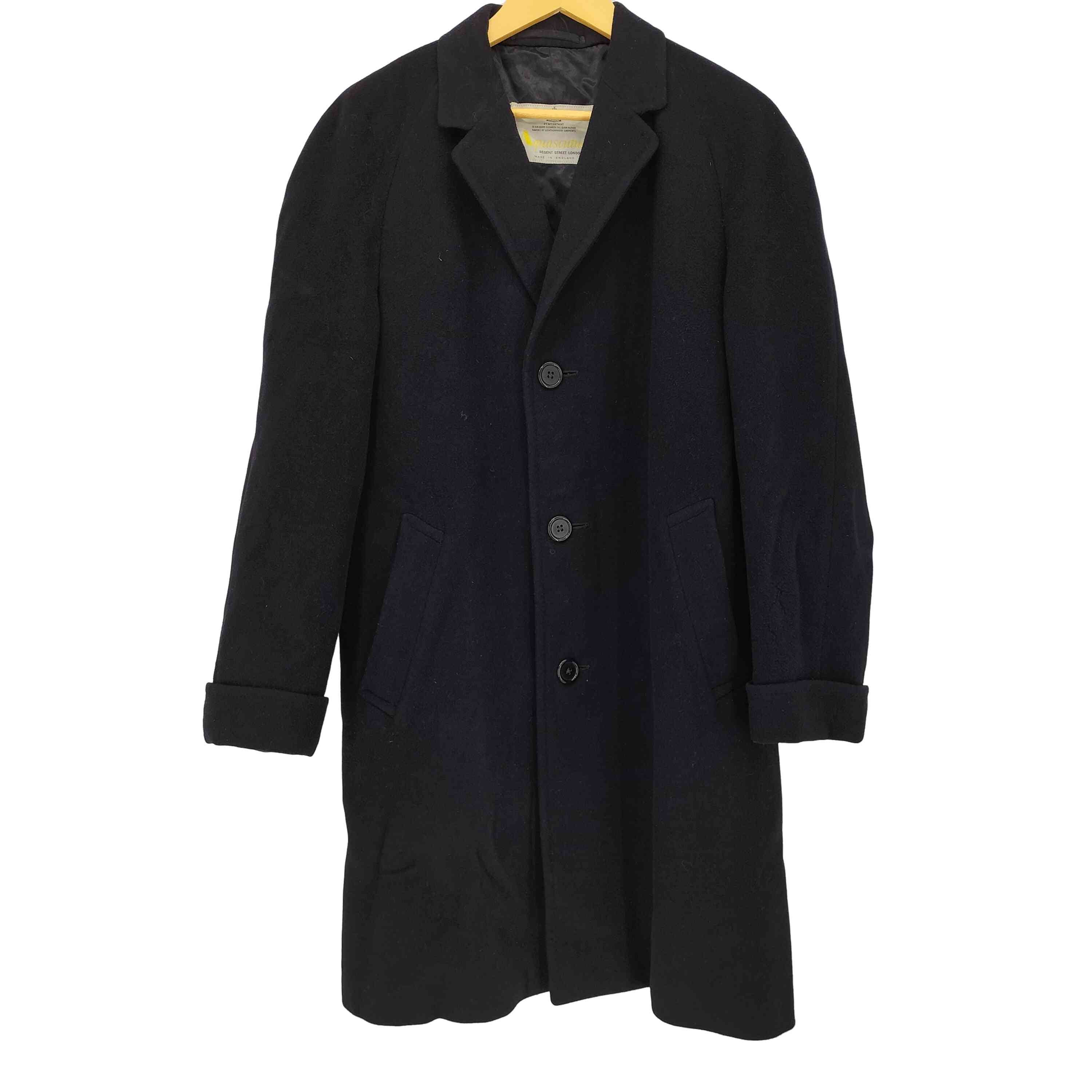 AQUASCUTUM(アクアスキュータム) カシミアダブルチェスターコート メンズ 表記無 やすくっ 【中古】【ブランド古着バズストア】