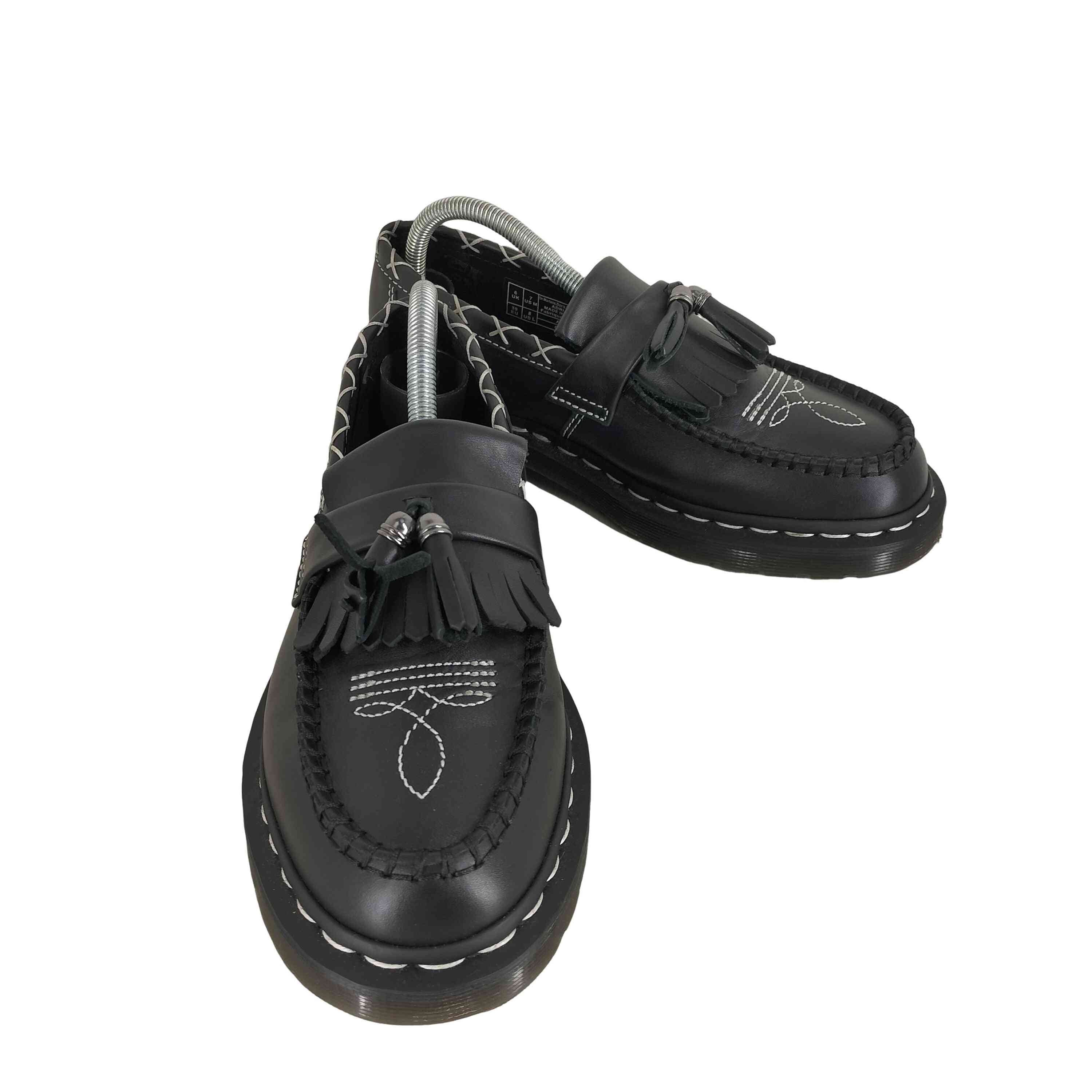 ゆ*ゃ様 UK8ドクターマーチンADRIANゴシックアメリカーナタッセルローファ Dr.Martens】ADRIAN ゴシックアメリカーナ タッセル ローファー