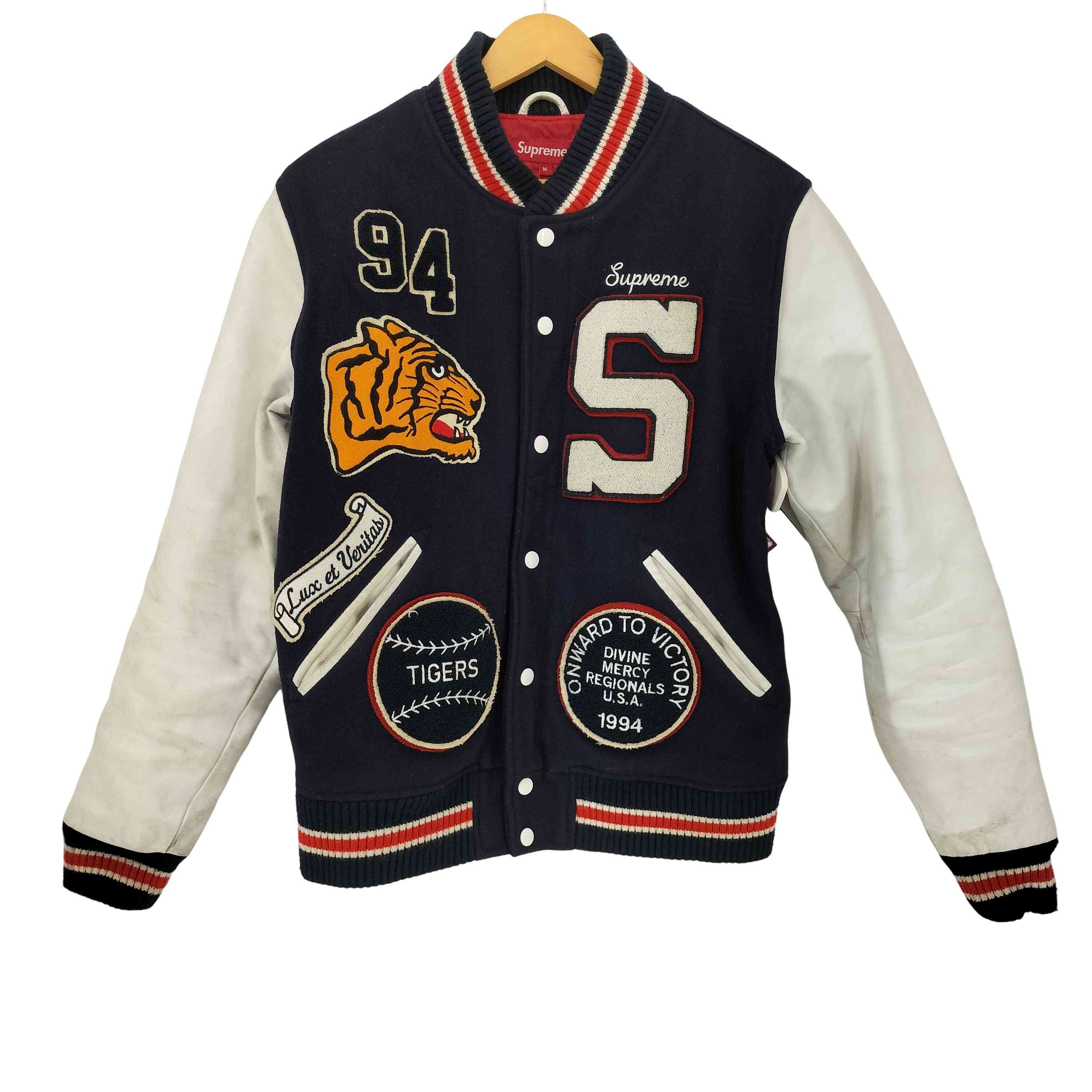 シュプリーム Supreme 09AW Tiger varsity jacket メンズ import：M