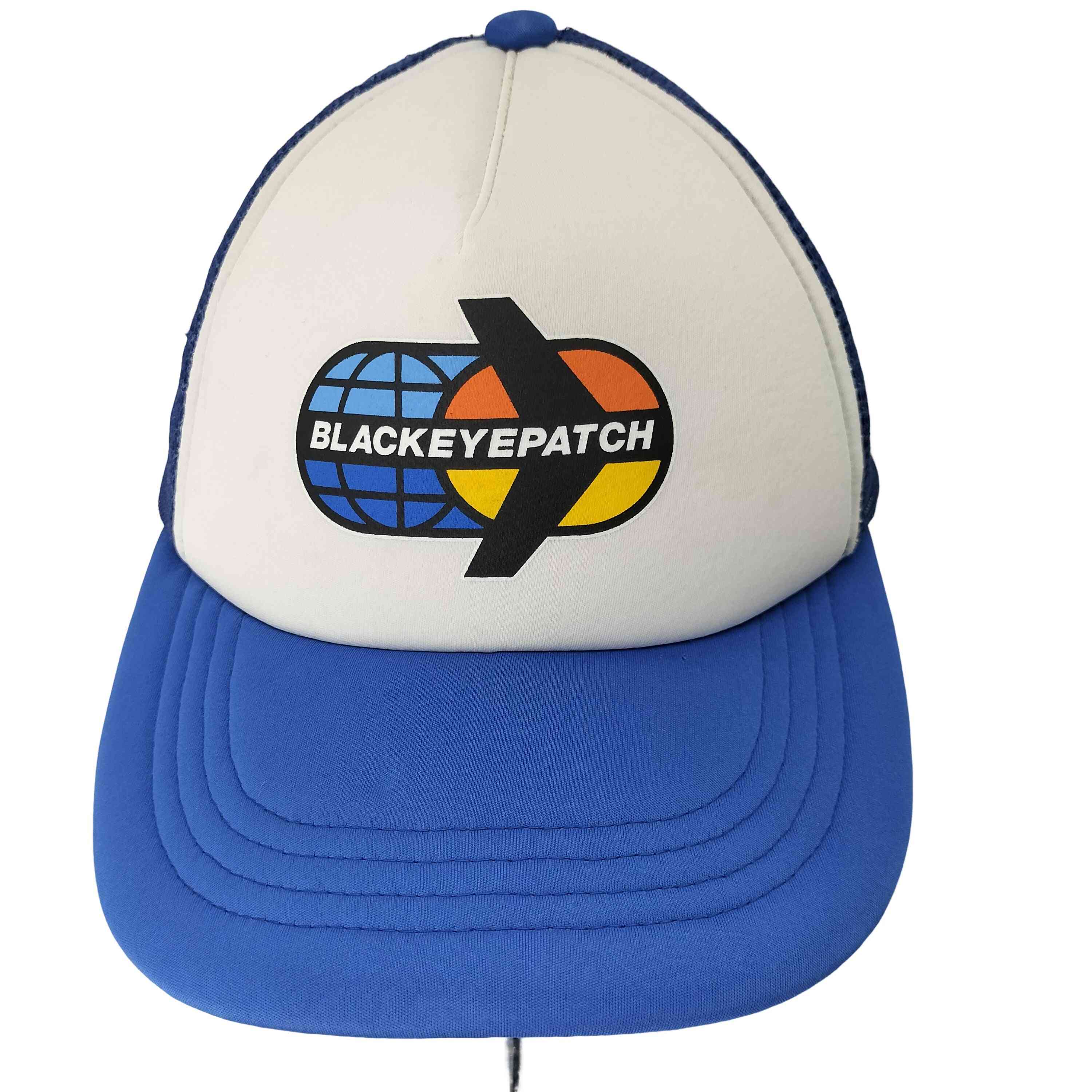 Black Eyepatch メッシュキャップ 青/白 ブラックアイパッチ Black Eye Patch STAR FLYER MESH CAP / BLUE