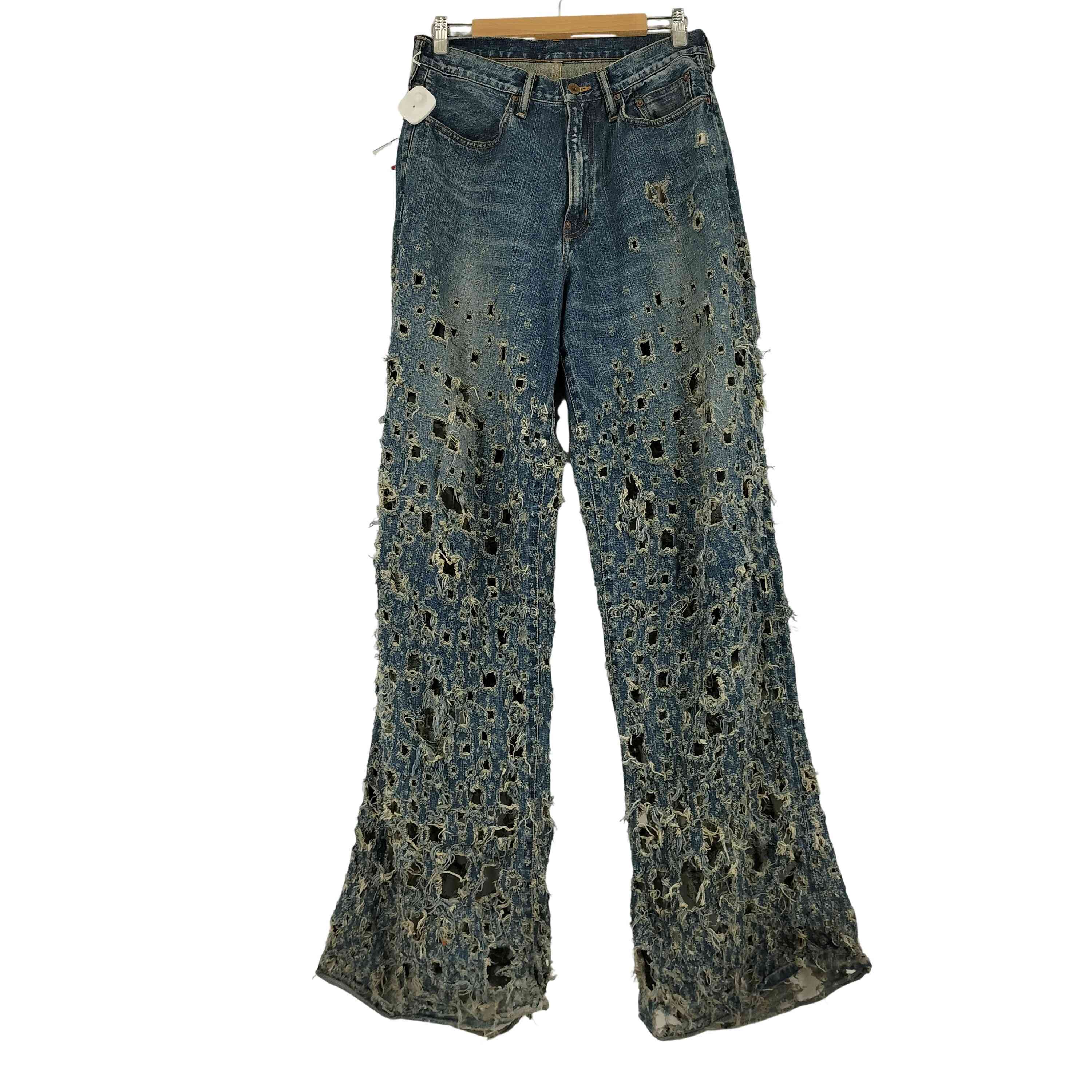 シュガーヒル 21aw 物悲しい bell bottom denim pants