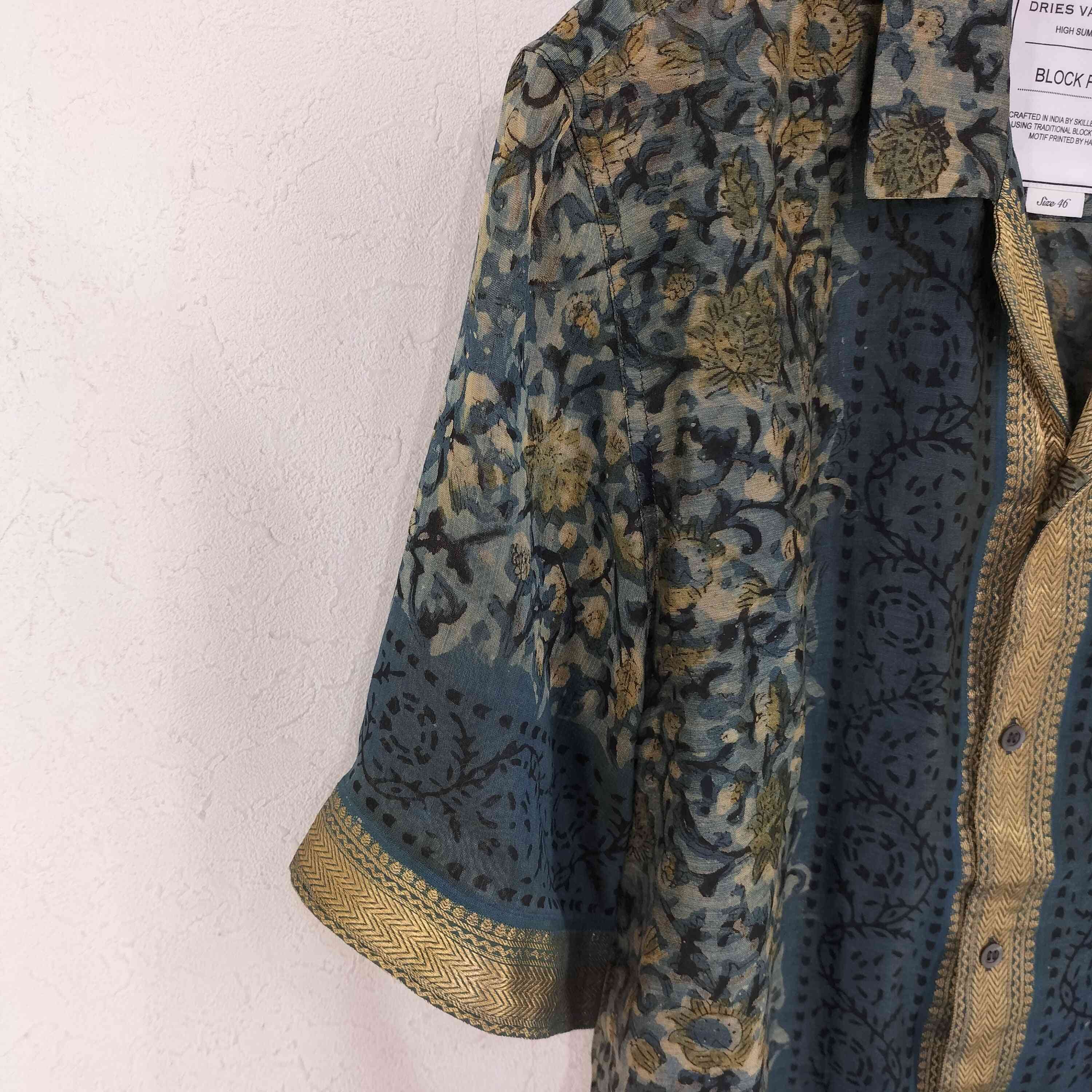 ドリスヴァンノッテン DRIES VAN NOTEN BLOCK PRINT ボタニカル 