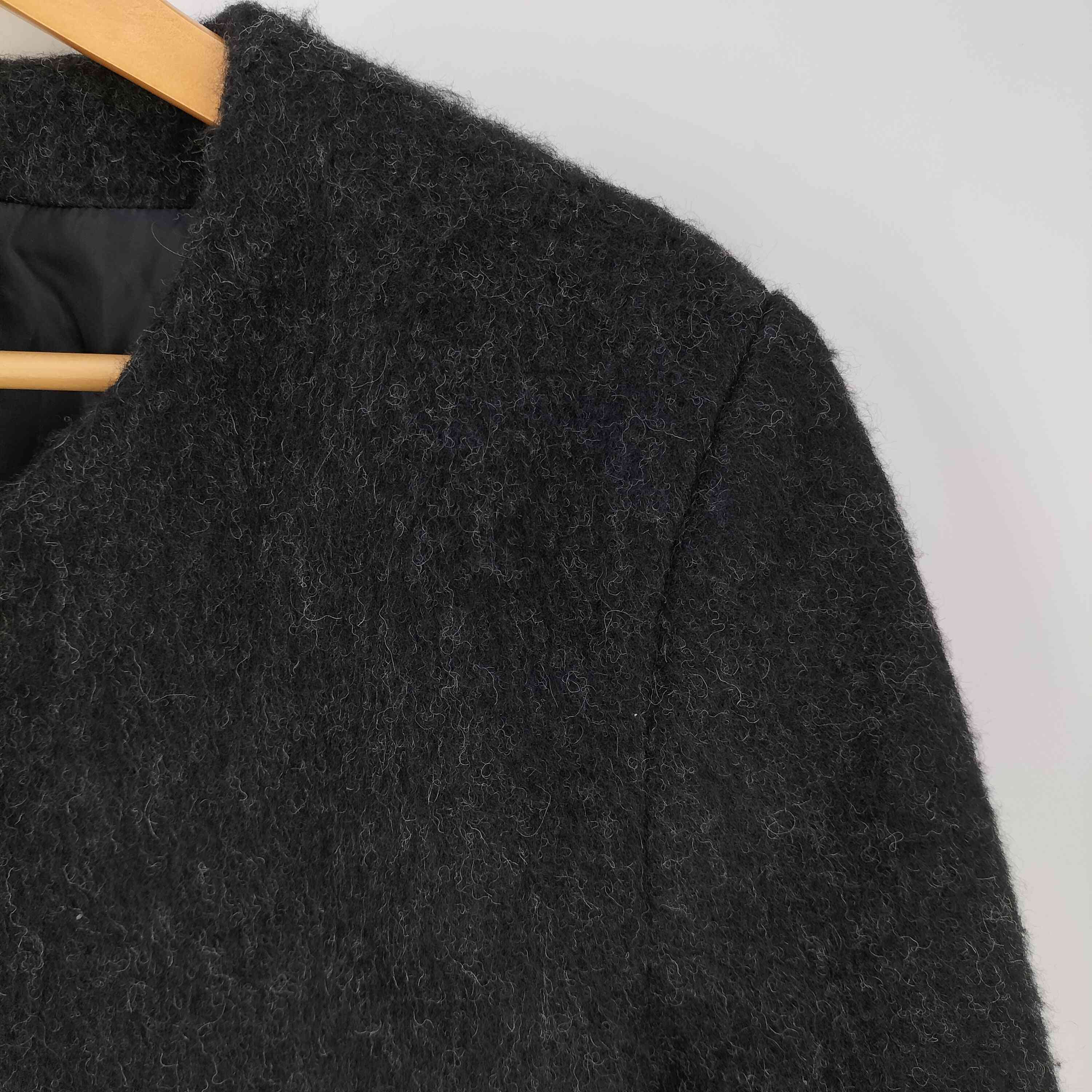 フェケテ FEKETE NO COLLAR WOOL SHAGGY JACKET ノーカラー