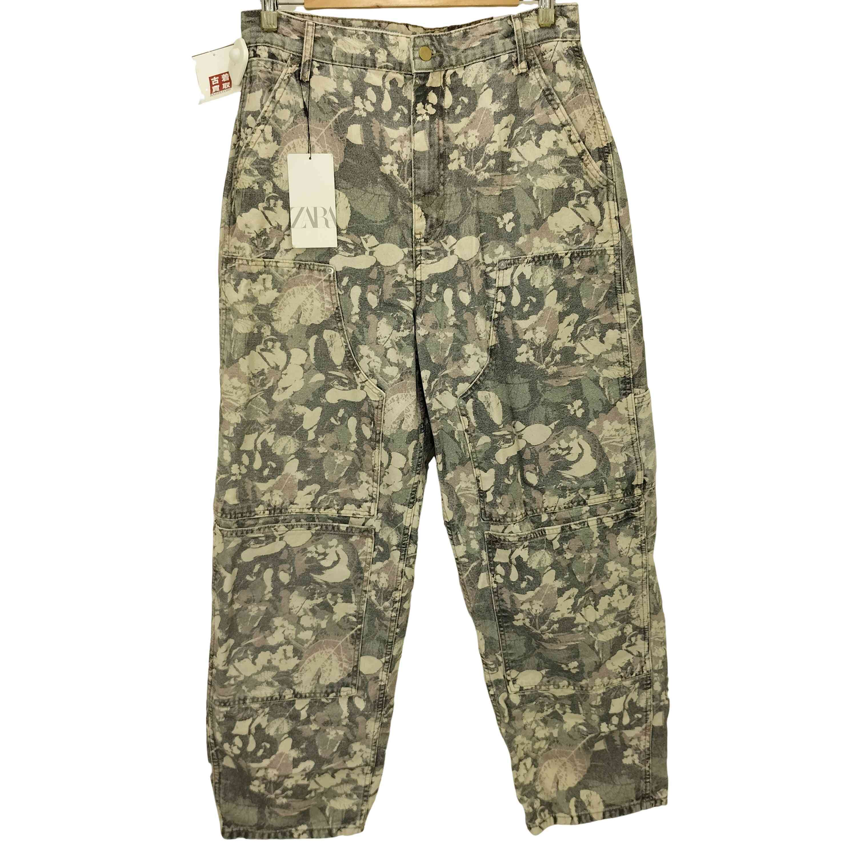 ザラ ZARA リアルツリー ワイド ペインターパンツ メンズ JPN：40