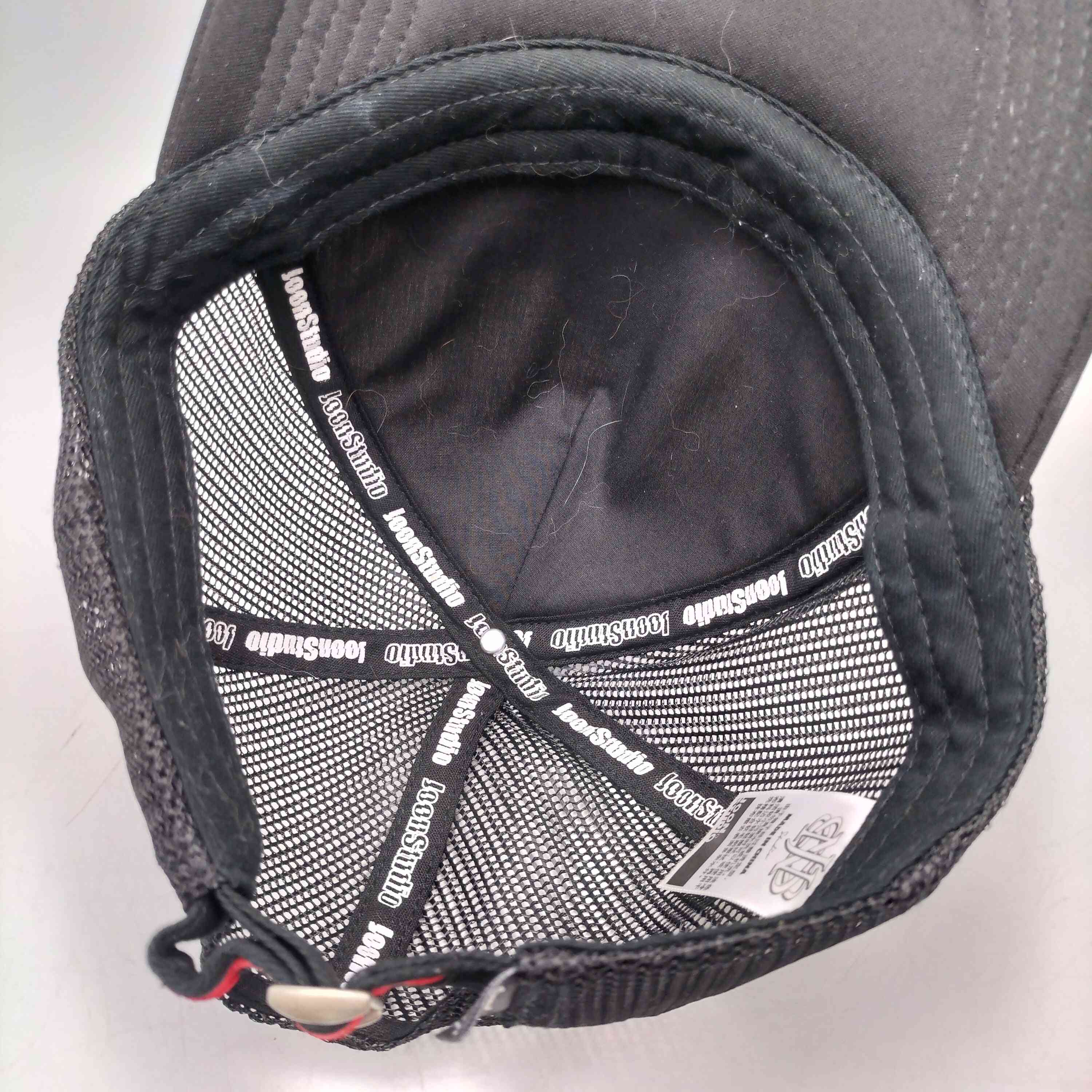 JOON STUDIO 刺繍 ラッパー メッシュキャップ UK DRILLドリル