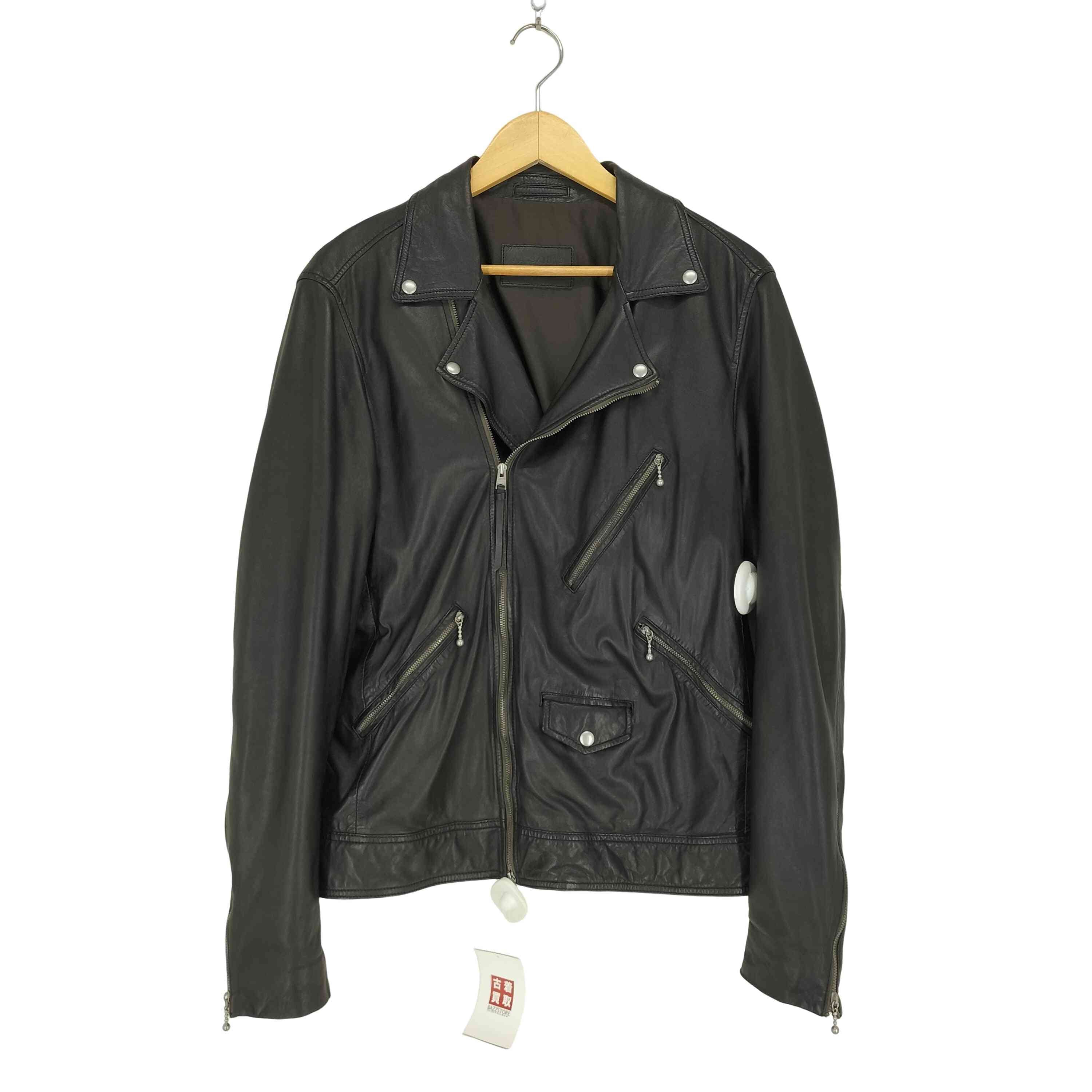 ALLSAINTS YUKU BIKER ダブルライダースジャケット ラムレザー オール