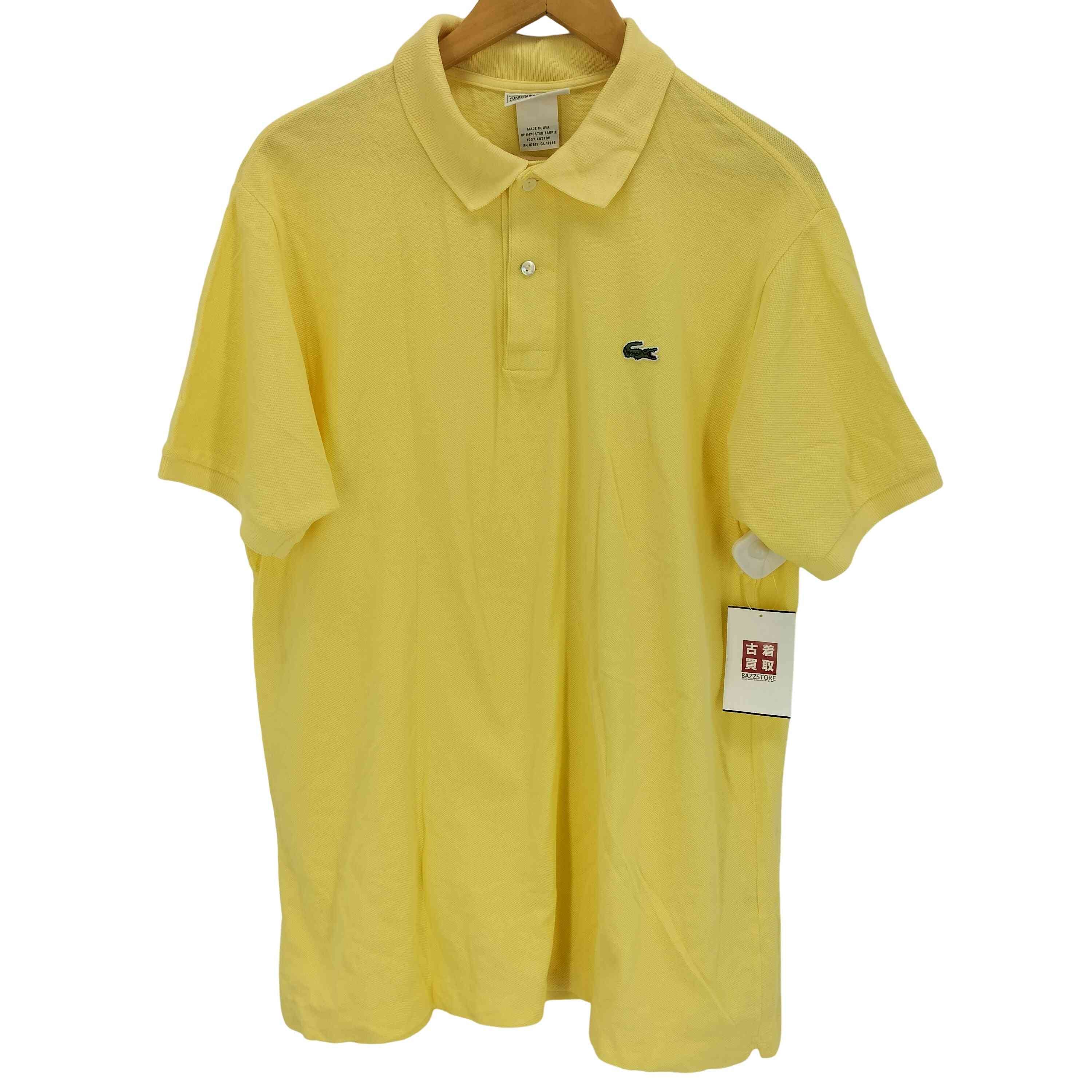 シュミーズラコステ CHEMISE LACOSTE USA製 2枚タグ ポロシャツ メンズ 
