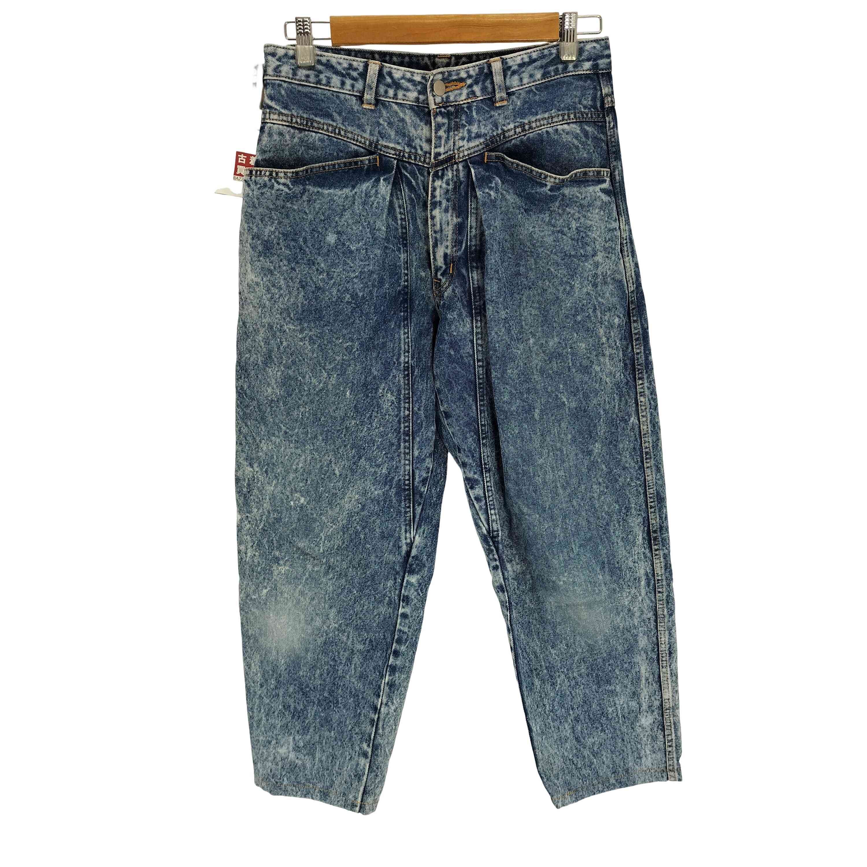 エドウィン EDWIN 1タック ステッチデザイン ケミカルウォッシュ