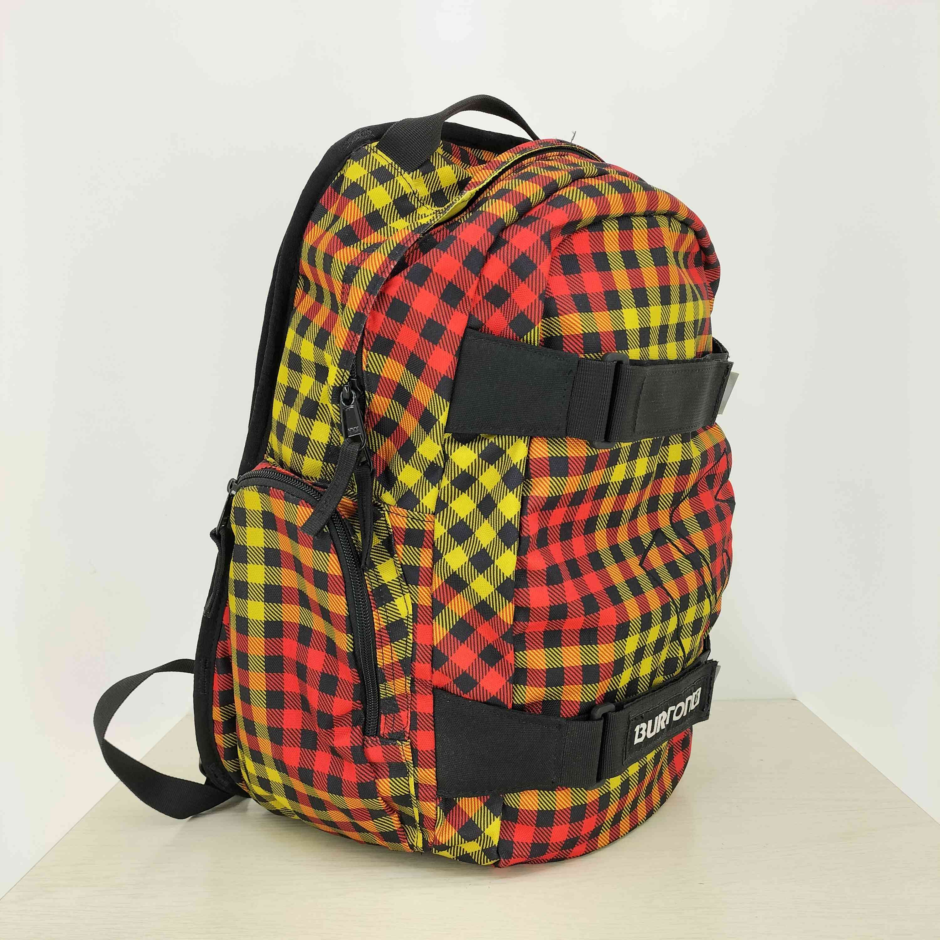 バートン BURTON 刺繍 チェック バックパック レディース