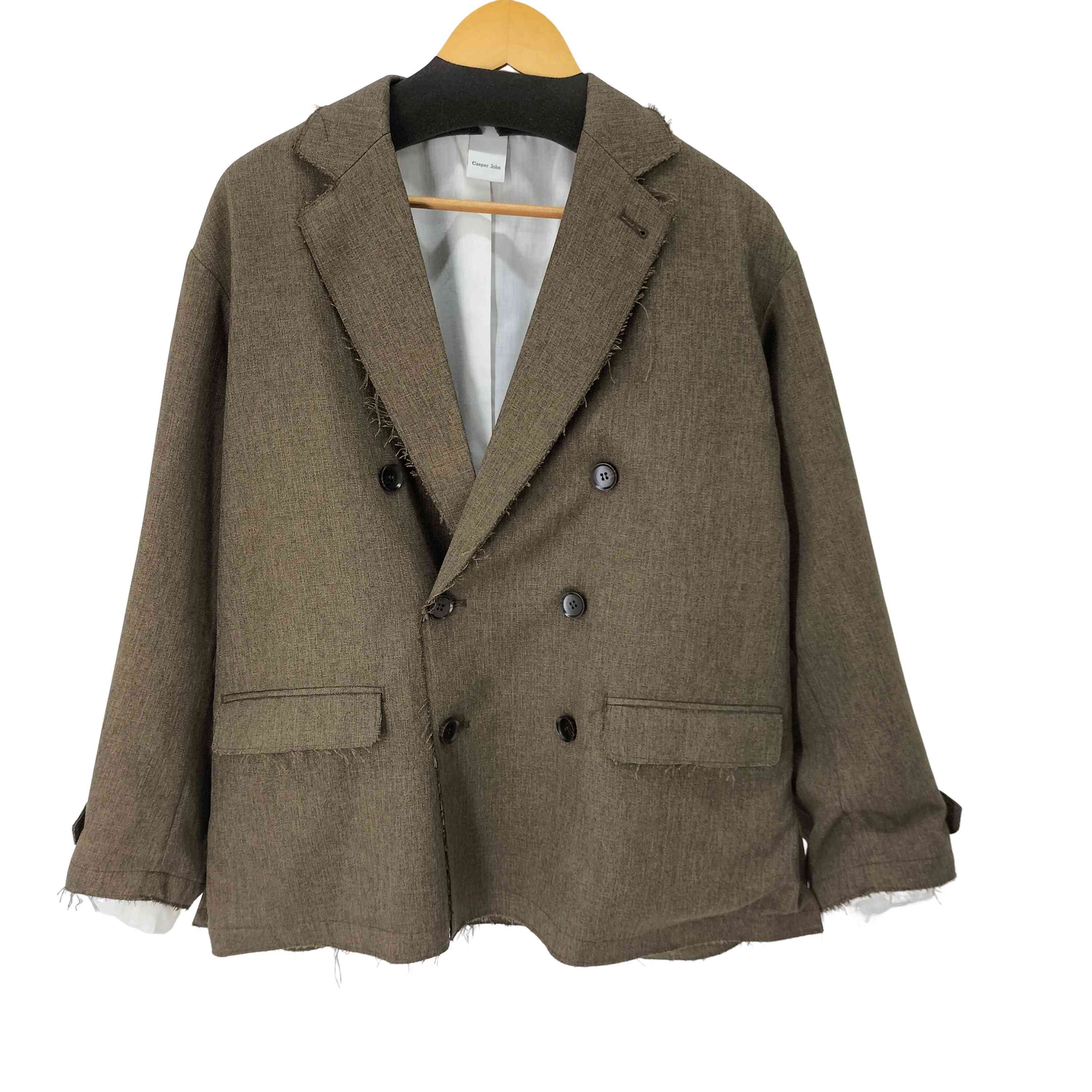 キャスパージョン CASPER JOHN 23AW Layered tailored jacket