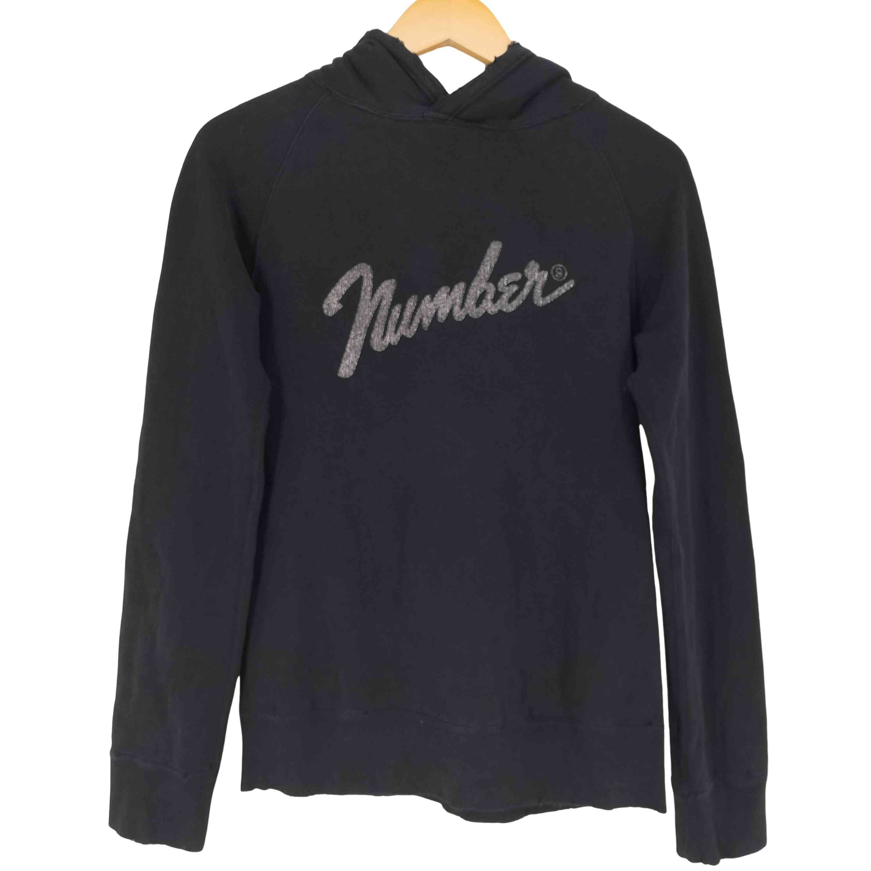 N NUMBER 05AW ハイスト期 FENDER ダメージ加工プルオーバーパーカー 