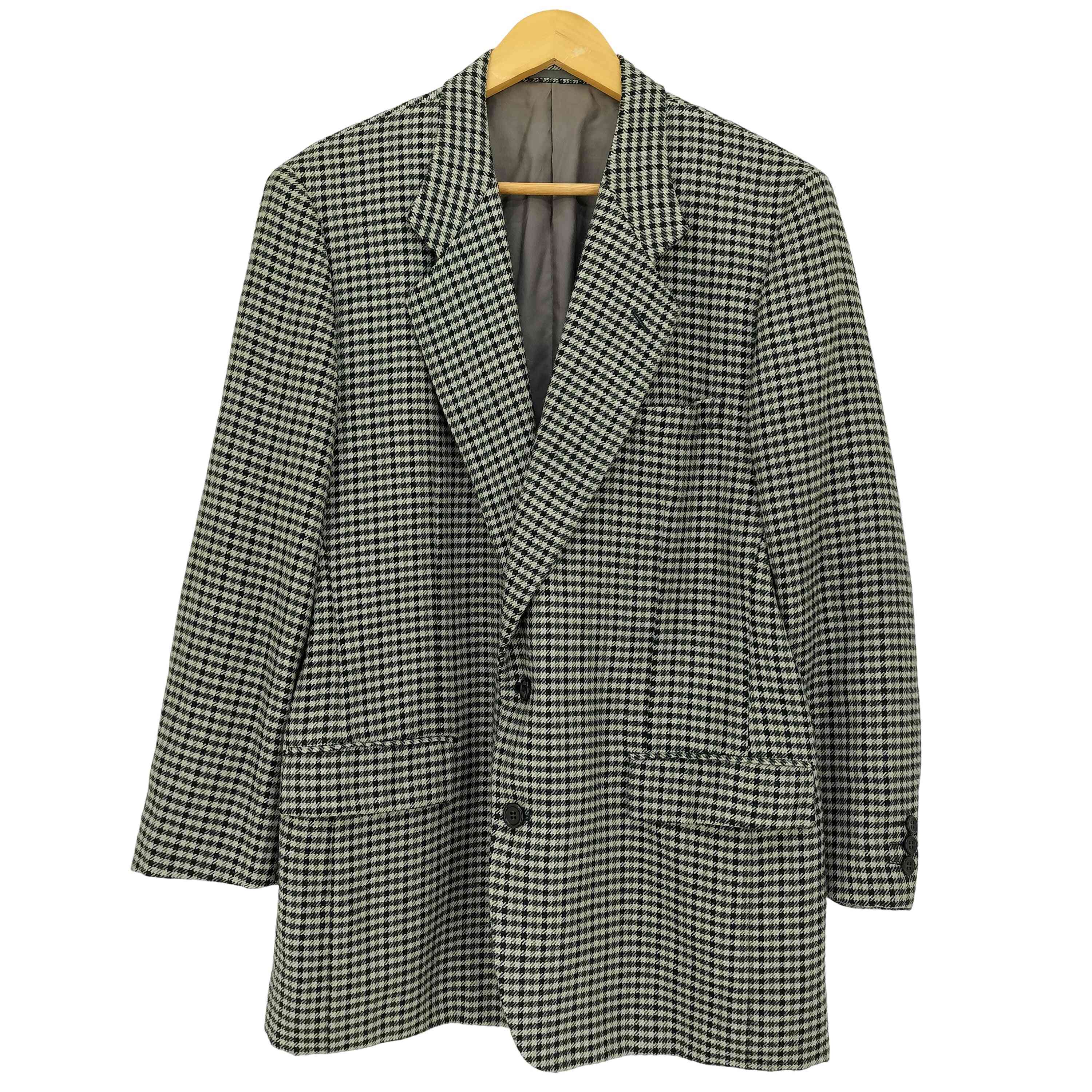 イヴサンローラン Yves Saint Laurent 千鳥格子 2Bテーラード