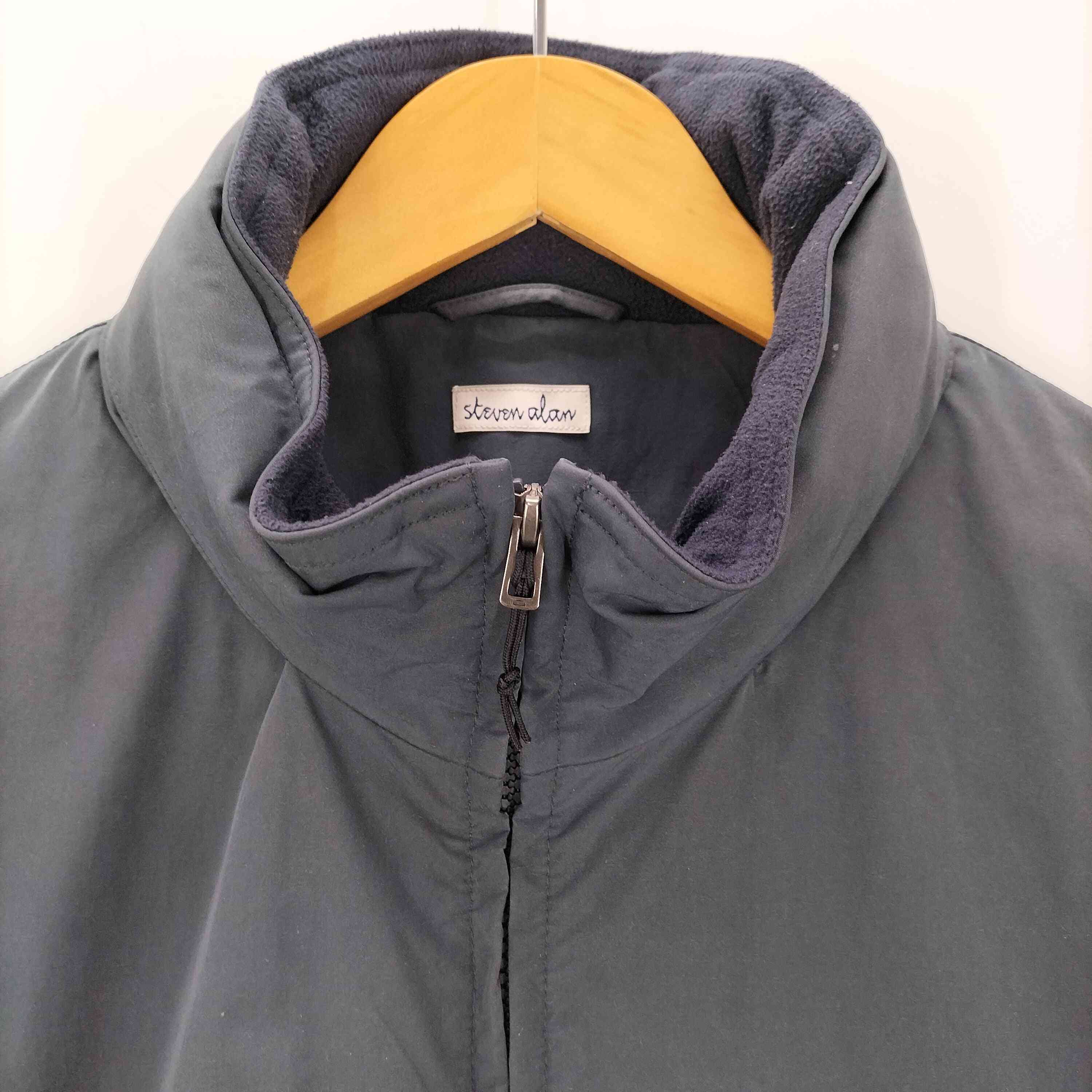 スティーブンアラン Steven Alan 8125-186-0764 P/N MMRY WORMER BLOUSON ナイロン ジャケット チャコール系 L【中古】 スティーブンアラン Steven Alan P/N MMRY WORMER BLOUSON メンズ JPN