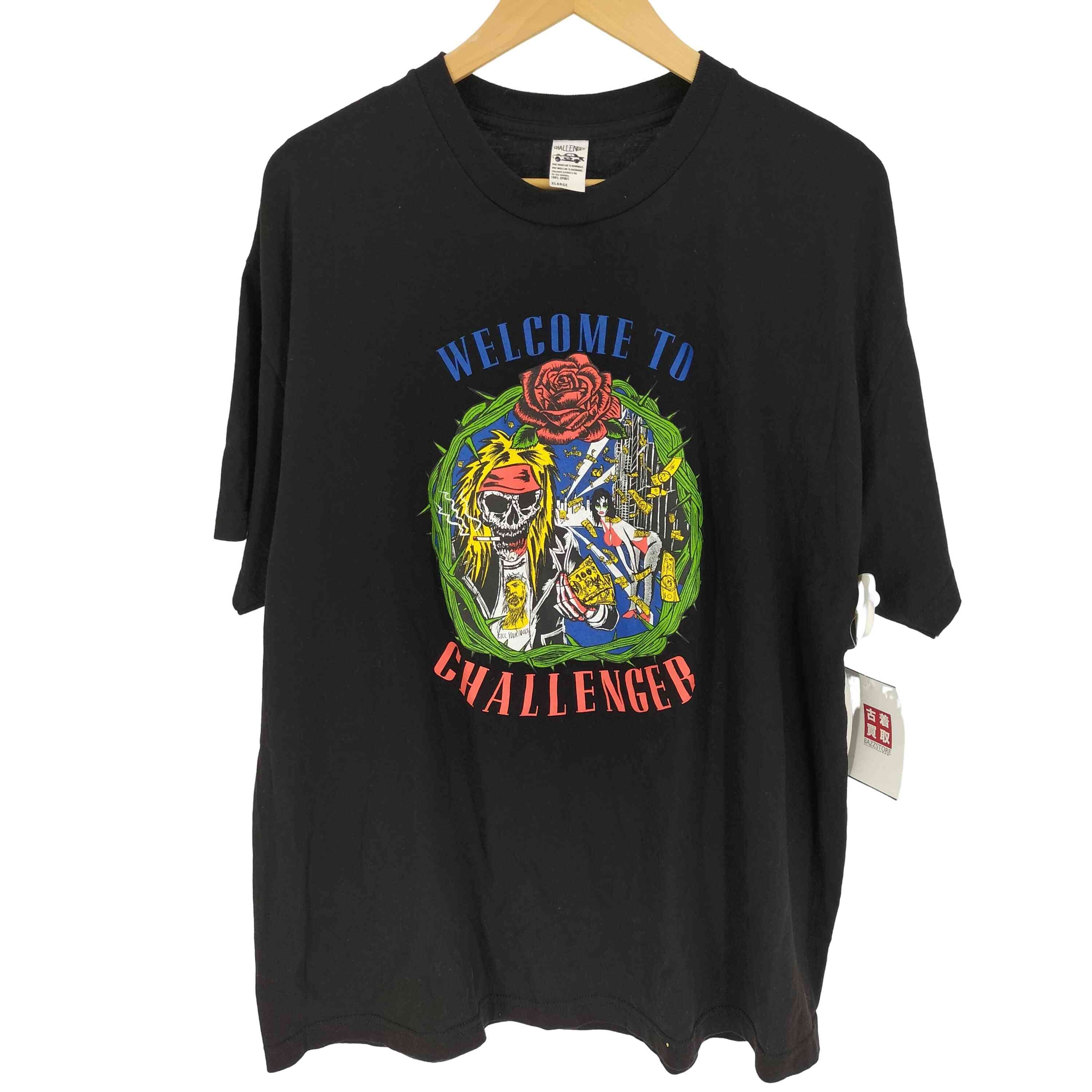 CHALLENGER / L/S WELCOME TO CHALLENGER TEE -Black-