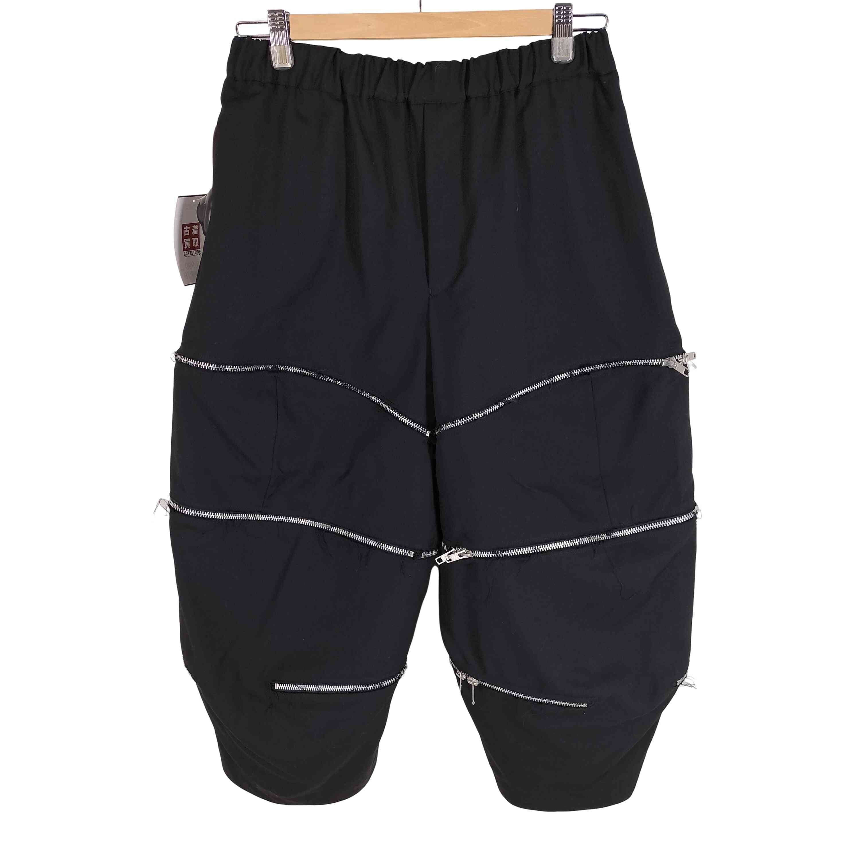 ブラックコムデギャルソン24AWウールジップカットオフパンツ 【公式通販】