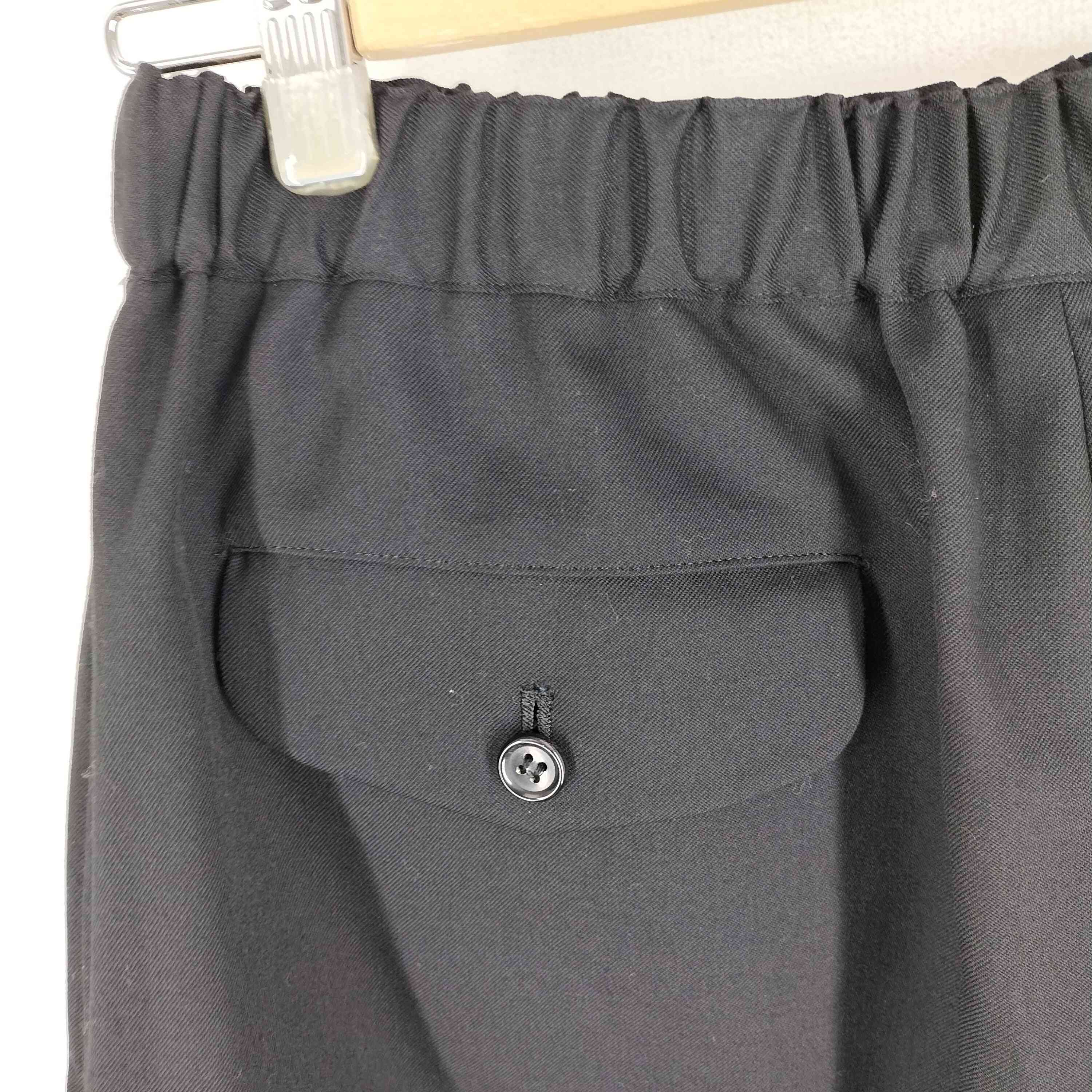 ブラックコムデギャルソン24AWウールジップカットオフパンツ 【公式通販】