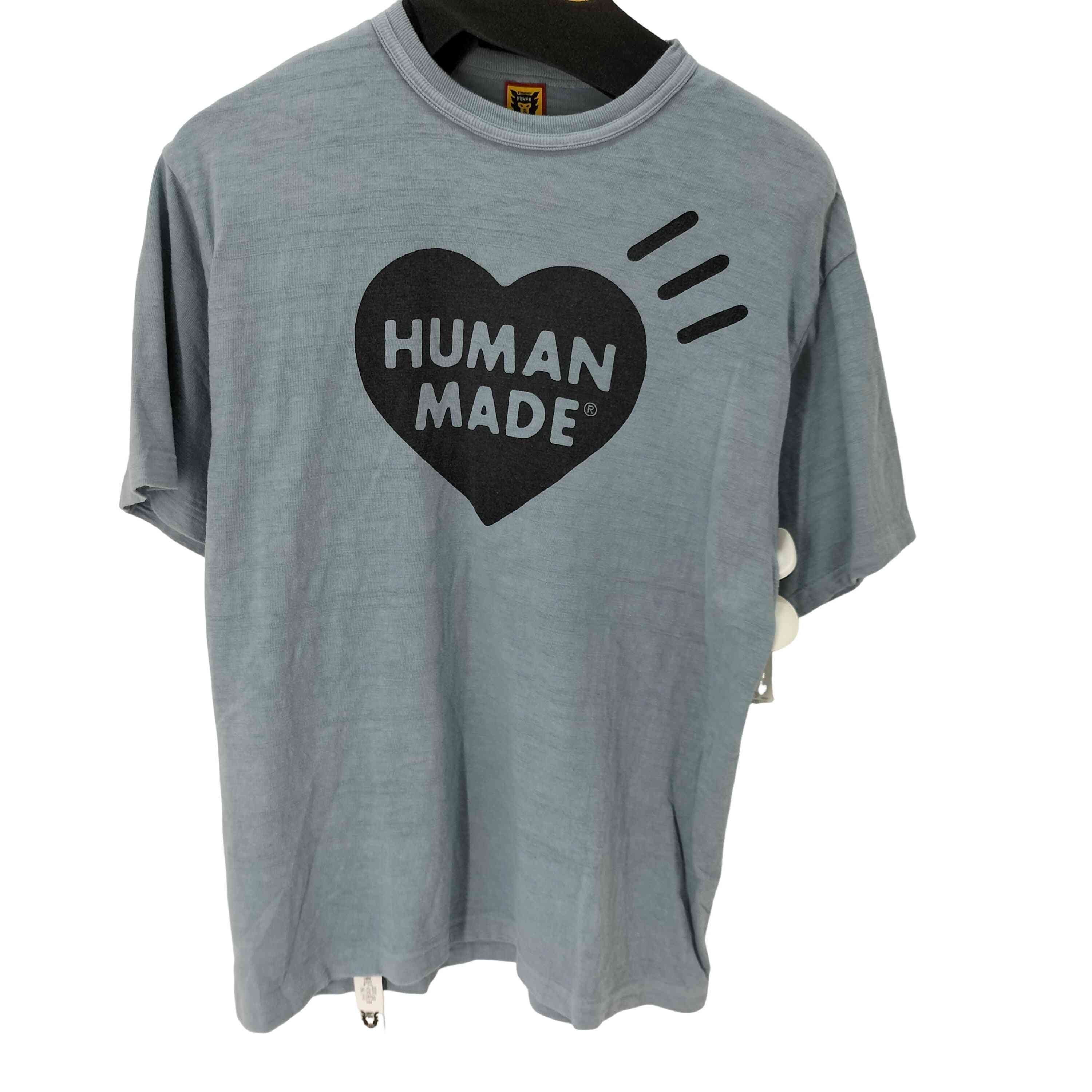 ヒューマンメイド HUMAN MADE ハートロゴ クルーネック tシャツ メンズ JPN：L – ブランド古着買取販売バズストア