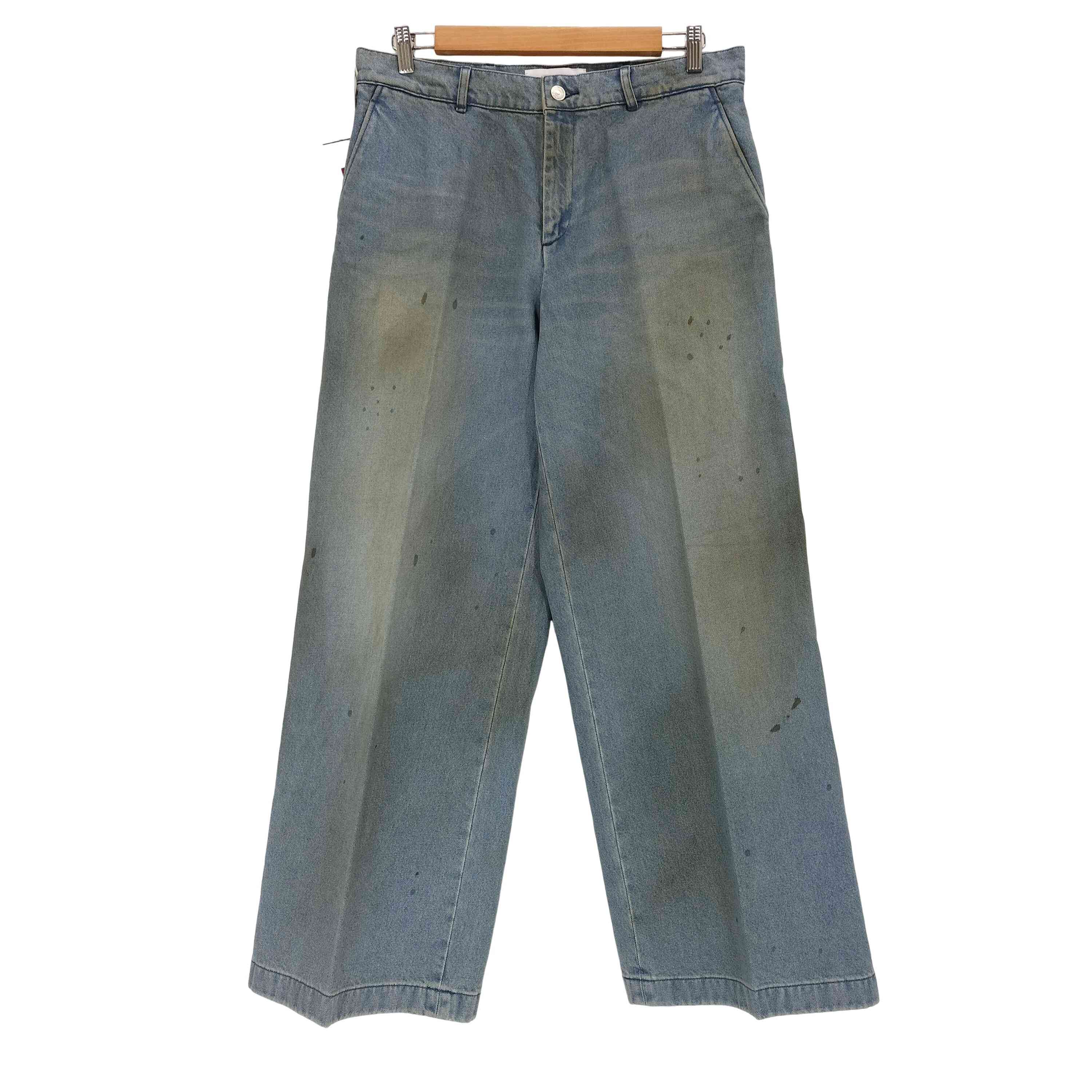 ネオンサイン NEON SIGN EXCLUSIVE Drill Wide Denim Pants メンズ 46 