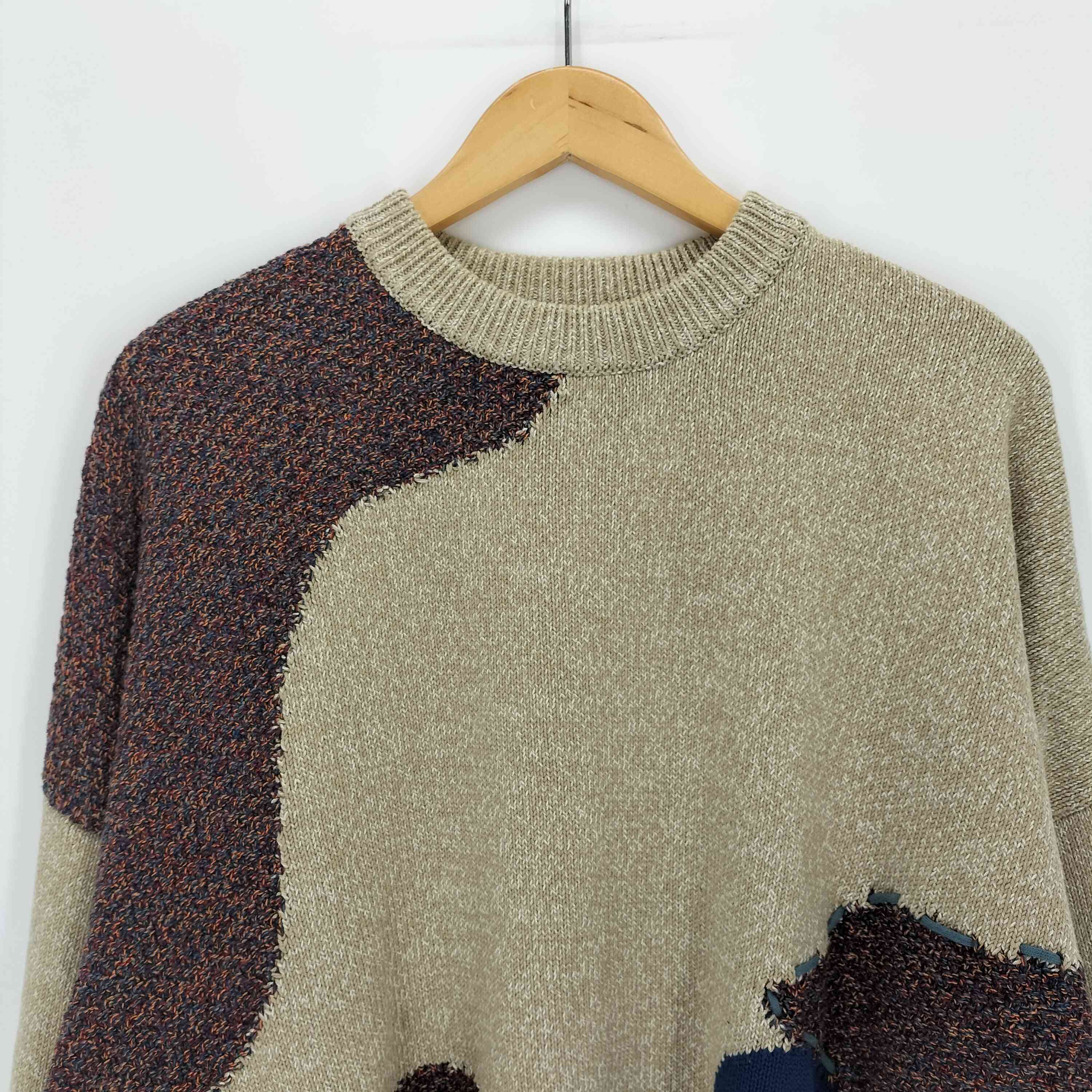 ザラ ZARA アブストラクト ジャカード セーター メンズ import：M 