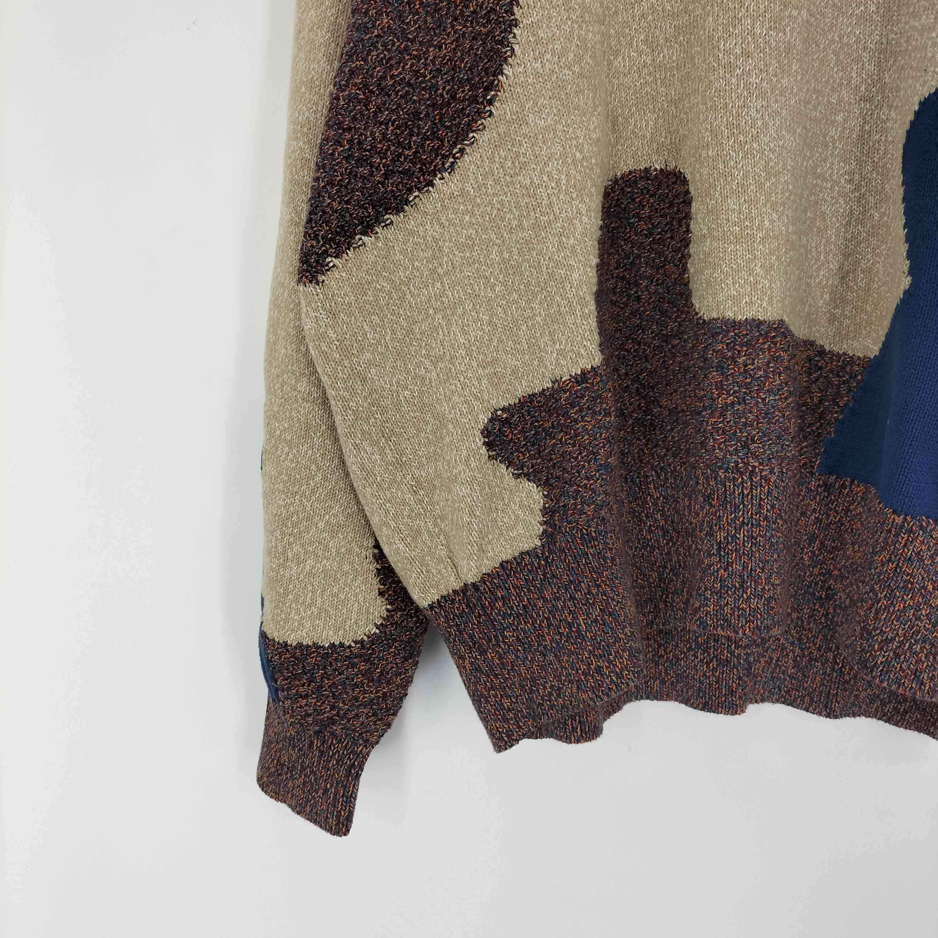 ザラ ZARA アブストラクト ジャカード セーター メンズ import：M 